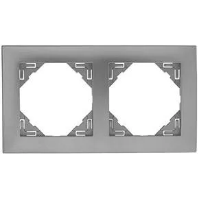 Efapel 90920 TAL Двойная рамка, алюминий Efapel 90920 TAL