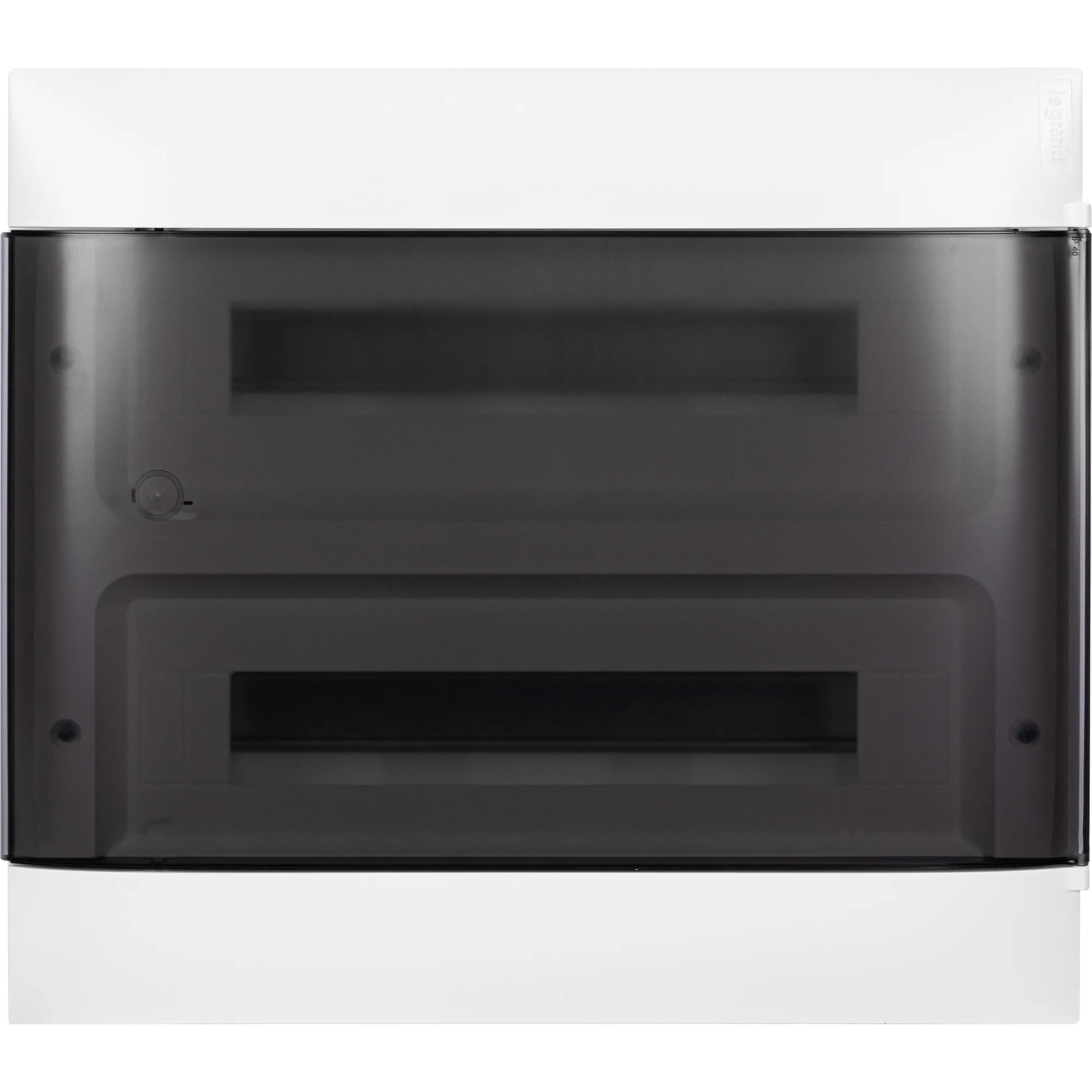 Practibox s пластиковый щиток навесной (щрн-п) 2x18 дымчатая дверь LEGRAND/DACCORD 137617