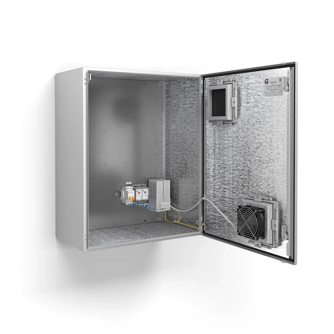 Термошкаф с обогревом и активной вентиляцией, ip55, -40град. до +50град.с, 600x760x350 мм ТАХИОН-КЛИМАТ 52006