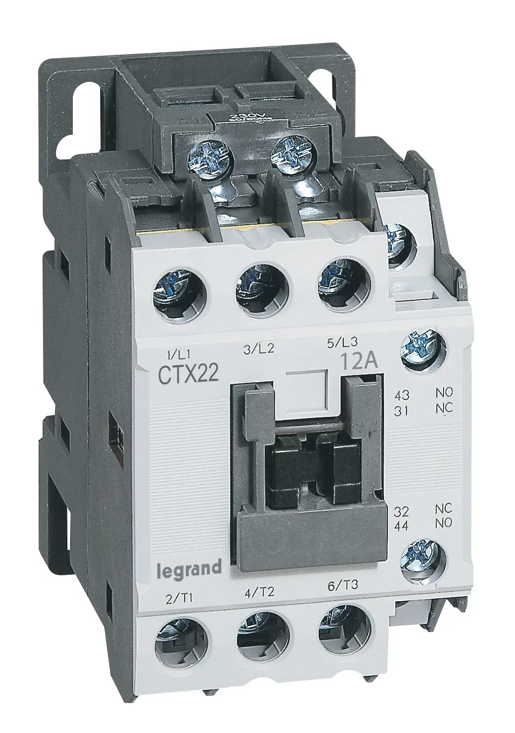 Контактор CTX3 22 3P 12A 1но1нз =24В LEGRAND 416091