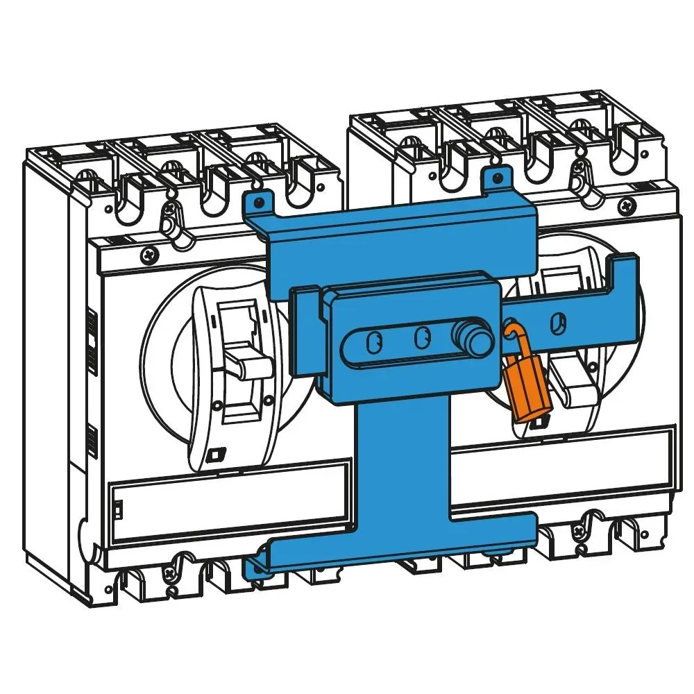 Блокировка рычагов взаимная механическая plil t125-t160 4p КЭАЗ 357163