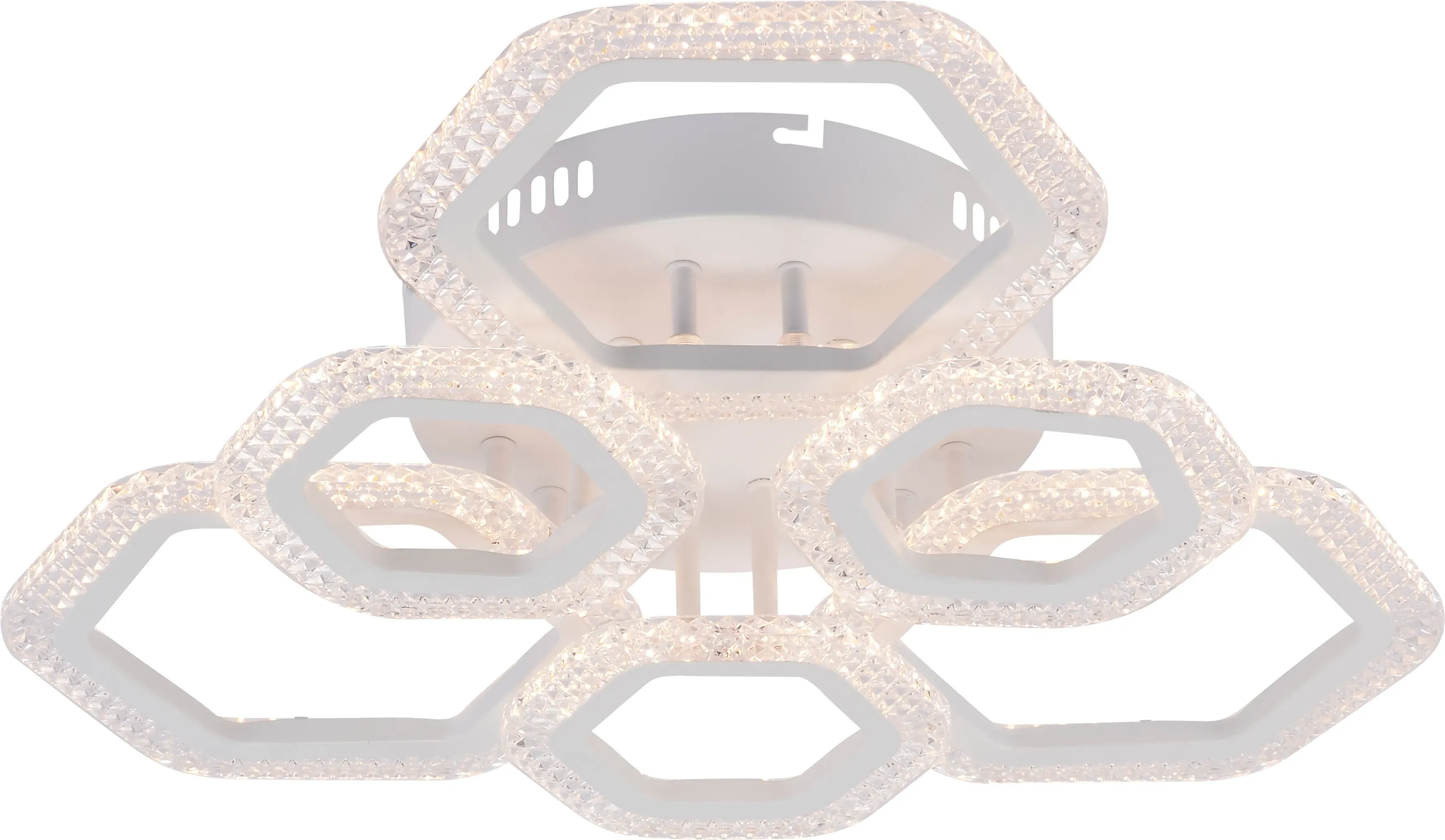 Светильник потолочный светодиодный Nancy 6111-106 96 Вт LED 2800К - 6200К модерн с пультом (Б0060848) Rivoli Б0060848