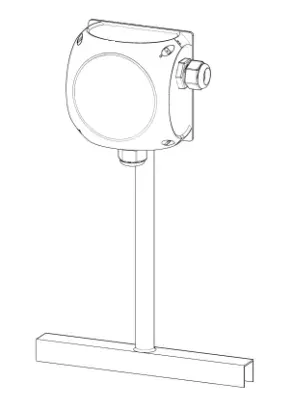 Стойка монтажная для вывода кабеля на трубу СМ-1 DEVIbox 19405871