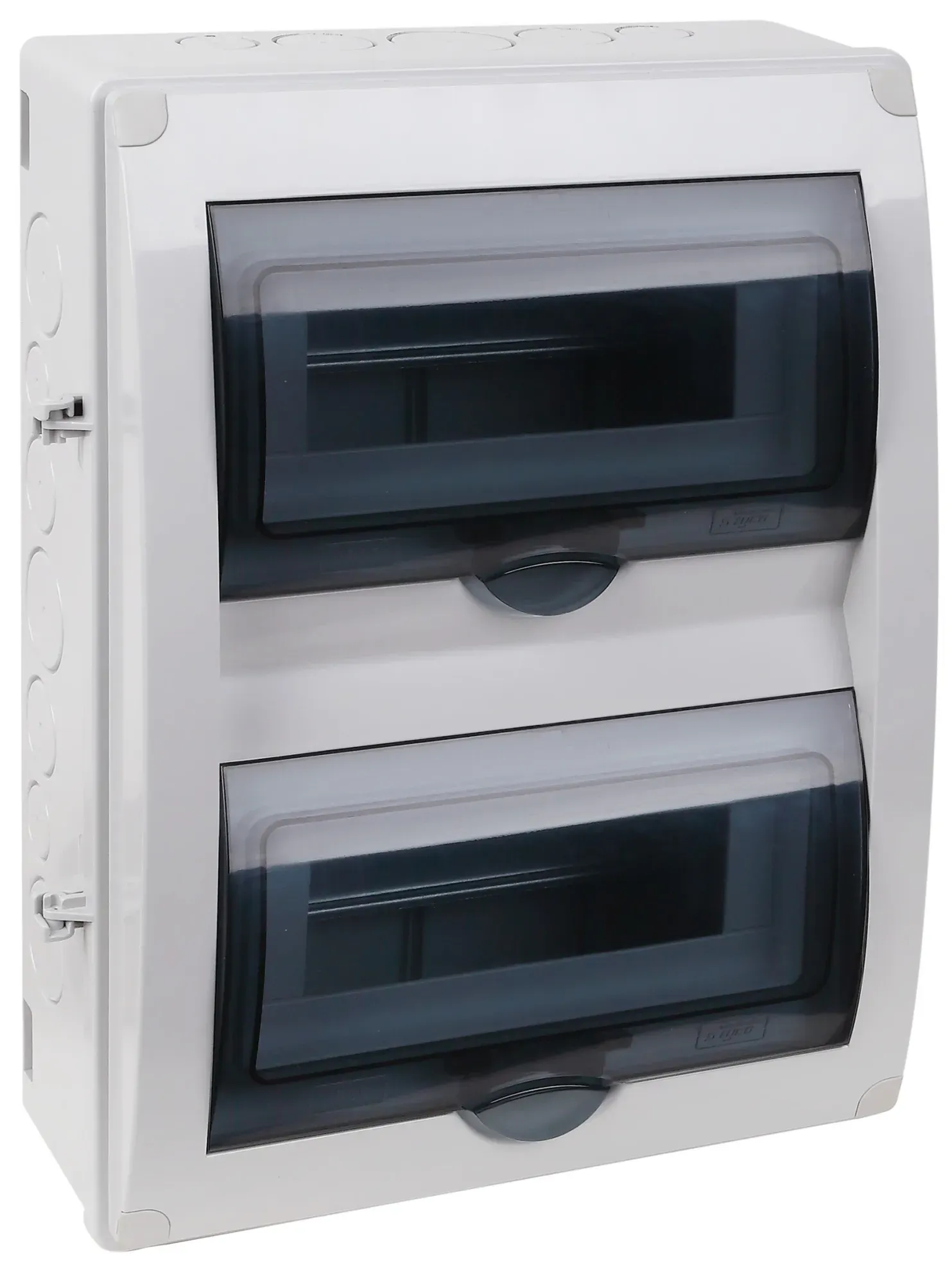 Щиток для открытой проводки на 20 модулей с двумя вертикальными дверцами 390х302х120 мм RUVINIL 69020