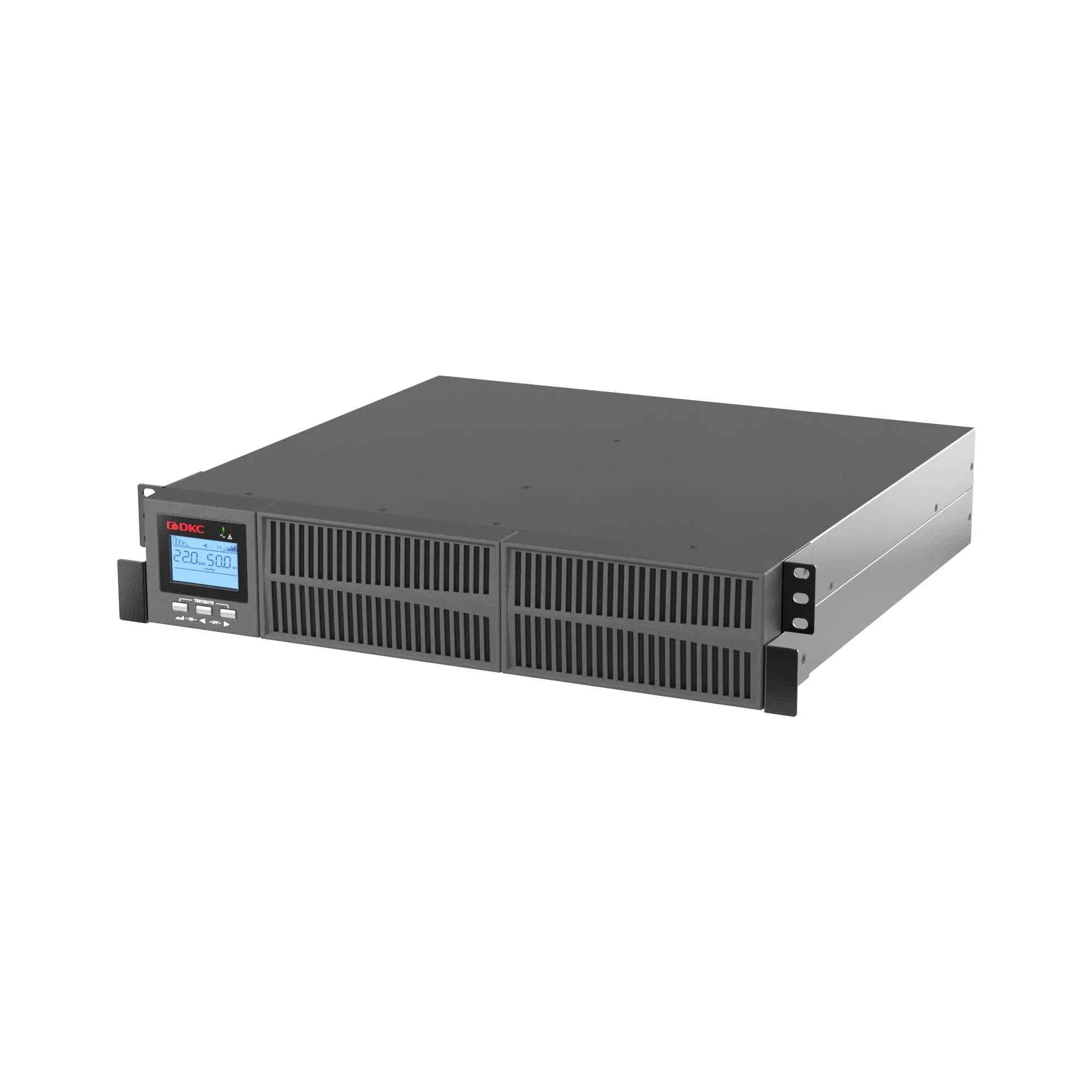Источник бесперебойного питания Online Small Rackmount, 3000 ВА/2700 Вт, 1/1, 8xIEC C13, EPO, USB, RS-232, Rack 2U, з/у 1А, 6x9Ач DKC IT SMALLR3A5I