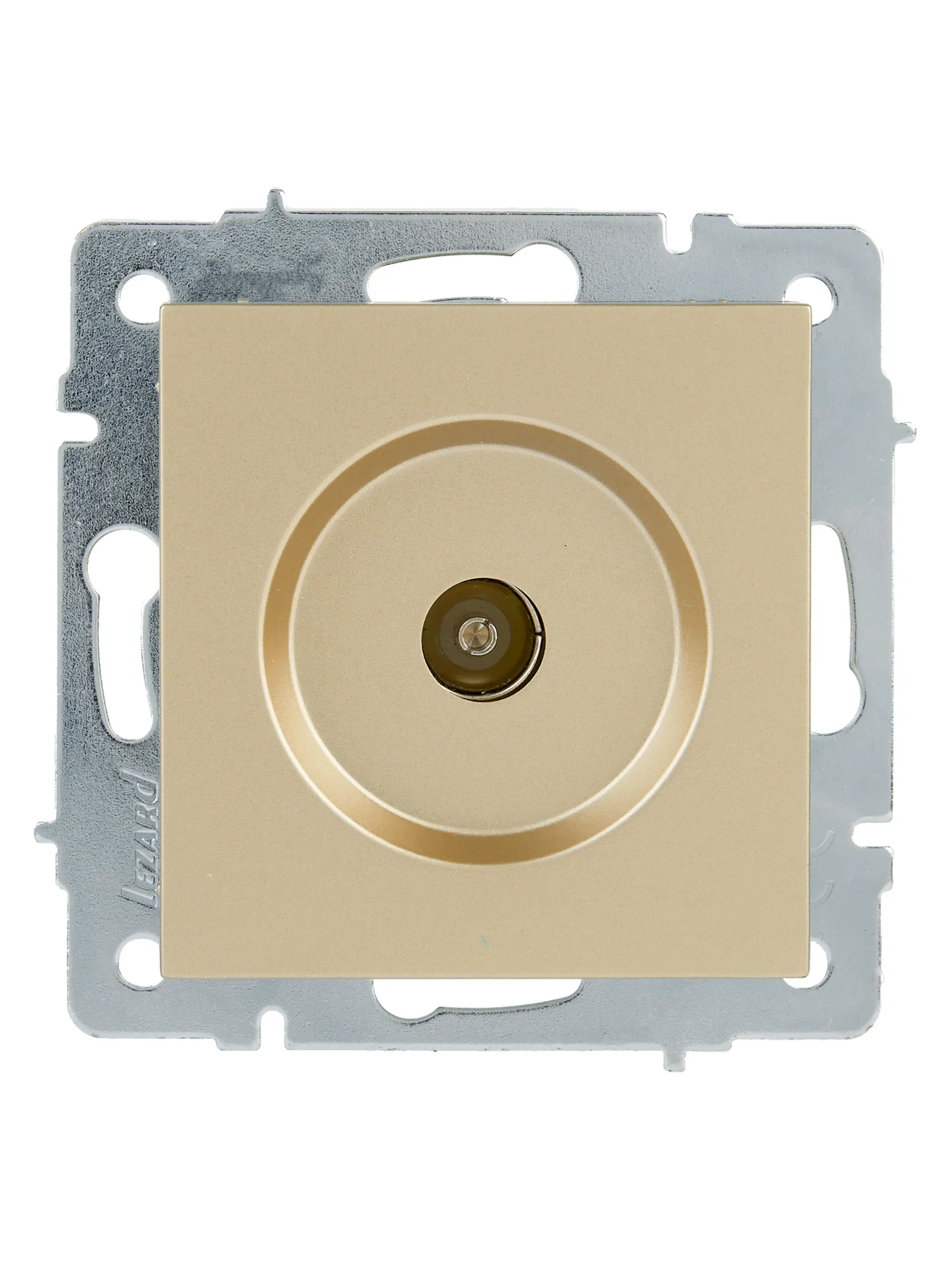 VESNA Розетка ТВ оконечная золото Lezard 742-3688-130