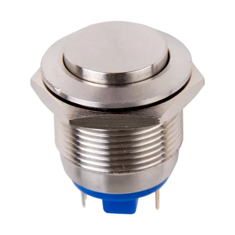 Кнопка антивандальная 19 Б/Фикс (2с) OFF-(ON) выпуклая REXANT 36-3412