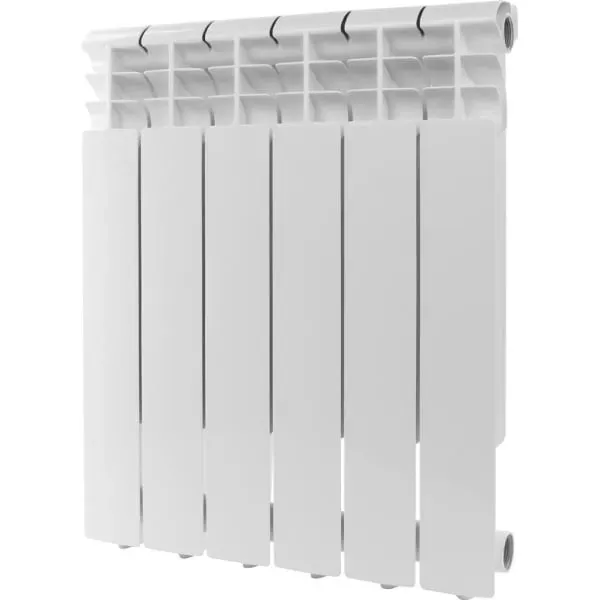 Радиатор алюминиевый секционный 500/80/4 боковое подключение Rommer RG008P0CGLN9FV