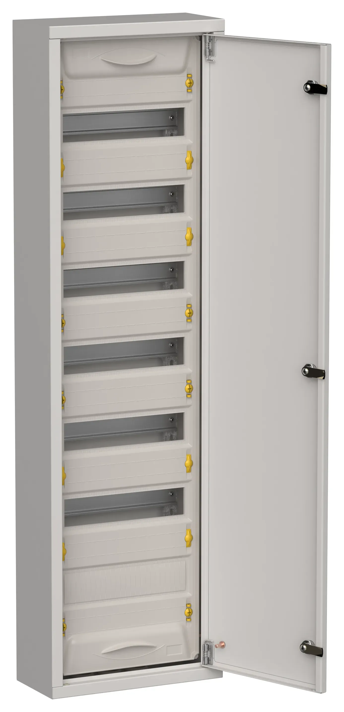 Titan 5 корпус металлический щрн-84 (1х84) 1085х310х140мм ip31 серый (одна дверь) iek IEK TI5-50-N-084-31-7035