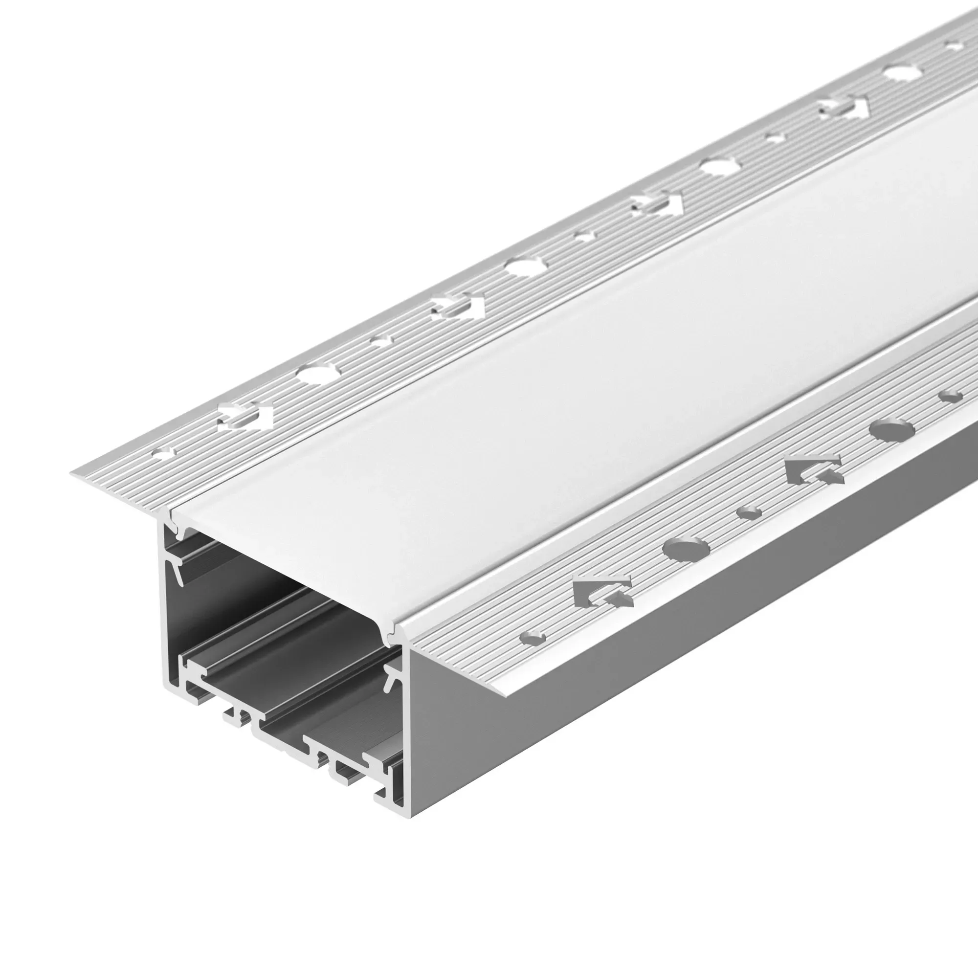 Профиль SL-LINIA55-FANTOM-2500 SEAMLESS ANOD (ARL, Алюминий) Arlight 029507