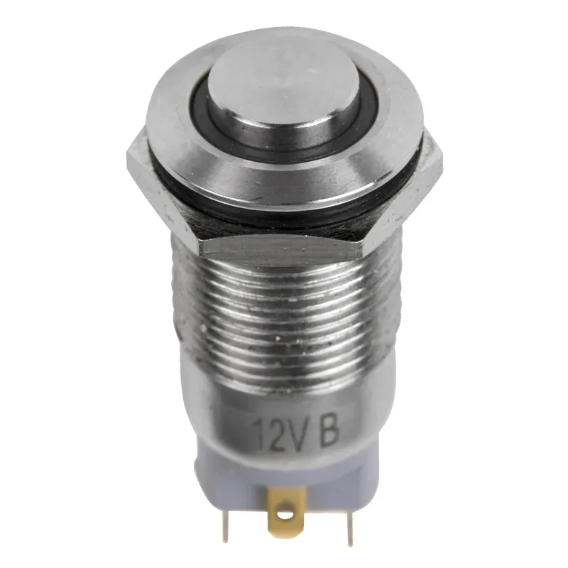 Кнопка антивандальная 12 12В Б/Фикс (2с) (ON)-OFF красная (A-12-C2) (в упак. 1шт.) REXANT 06-0342-A