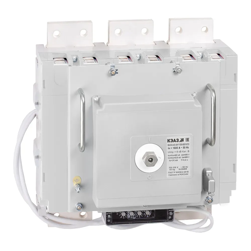 Выключатель автоматический ва53-43-341830-2000а-690ac-нр230ac/220dc-пэ230ac-ухл3 КЭАЗ 140268