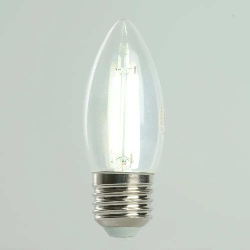 Лампа светодиодная LED 8вт Е27 дневной свеча FILAMENT Feron.PRO