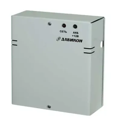 Источник вторичного электропитания резервированный 12В 3А Давикон ИВЭПР-1230