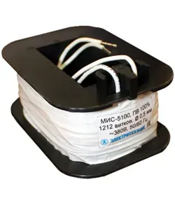 Катушка управления к МИС-5100 (5200), 220В/50Гц, ПВ 100%, с гибкими выводами Электротехник ET504400