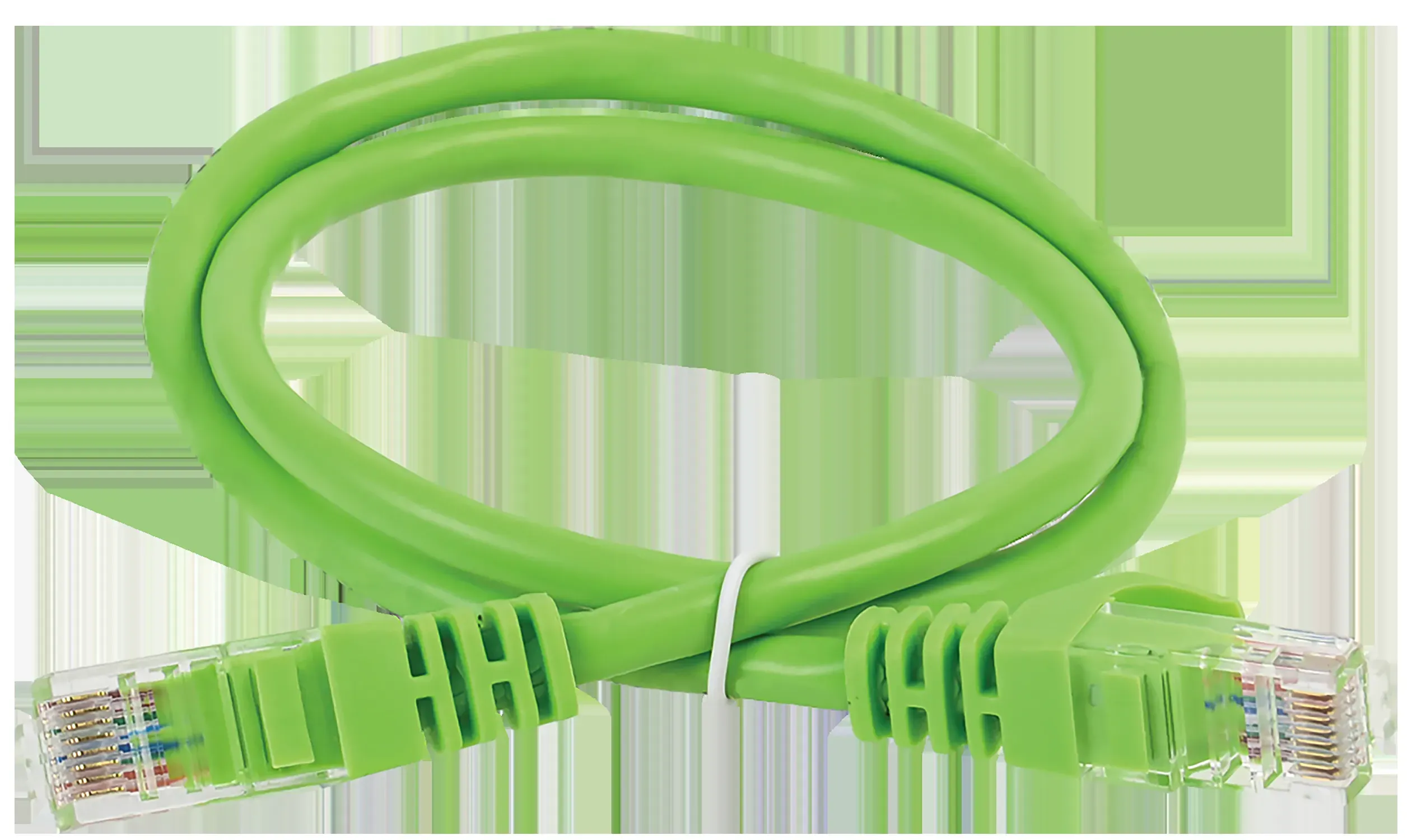 Патч-корд категории 5Е UTP 3м зеленый GENERICA