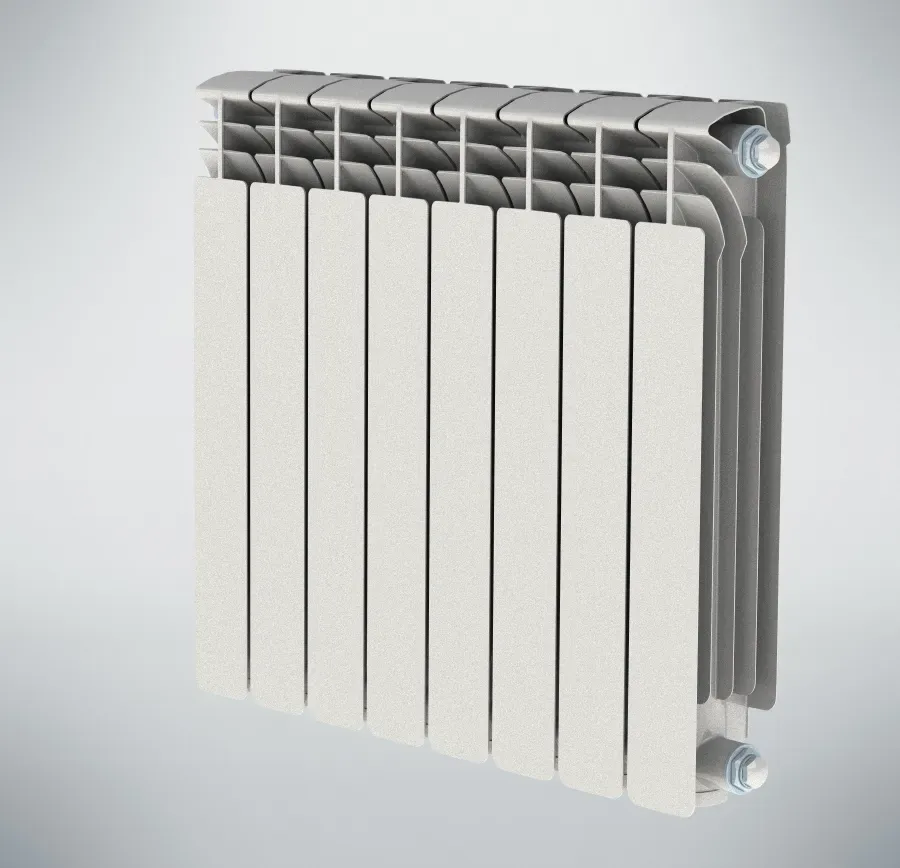 Радиатор алюминиевый секционный 500/100/8 боковое подключение НРЗ БП-00014004