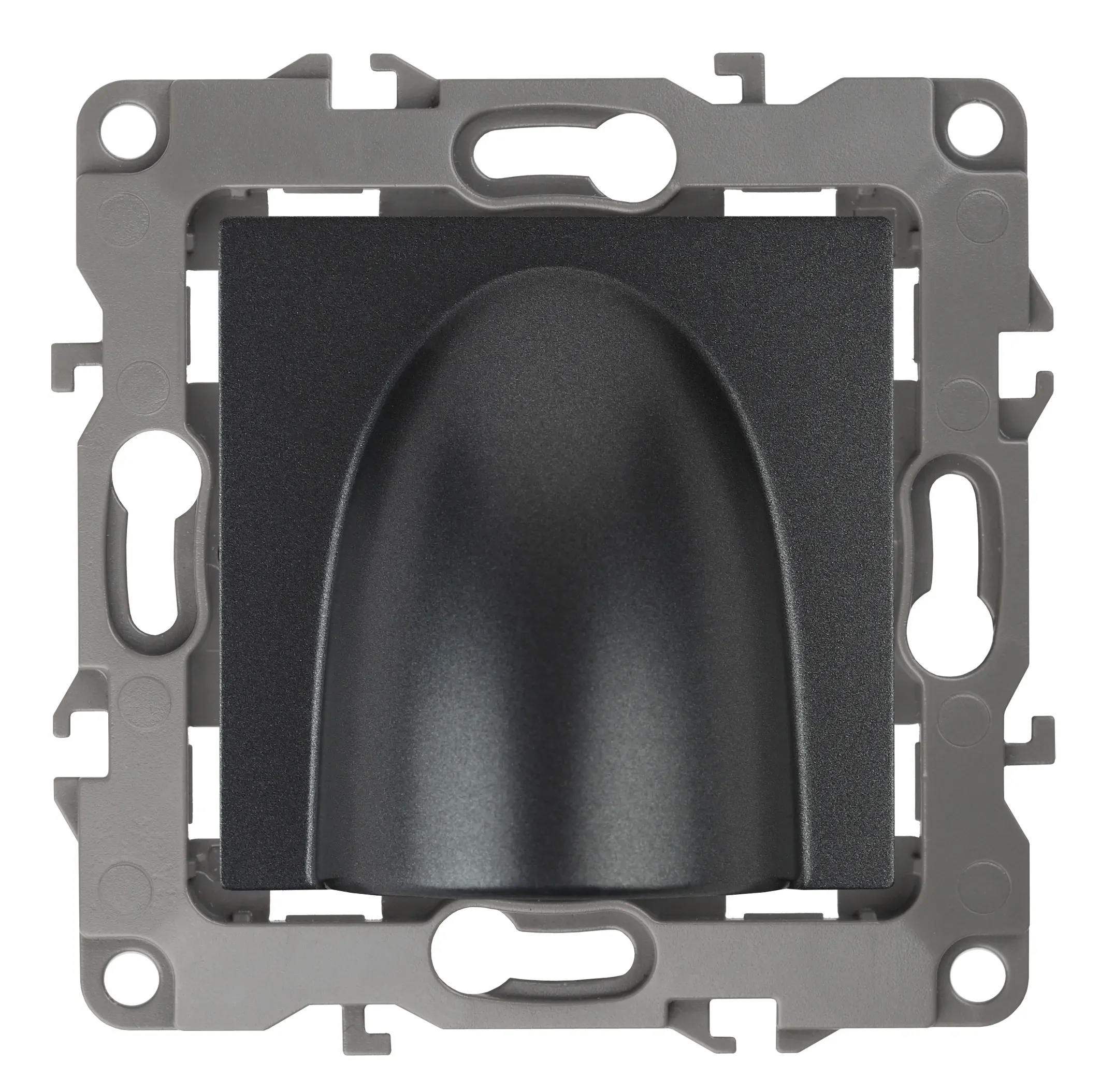 Вывод кабеля, Эра12, графит, 12-6003-12 ЭРА Б0043156