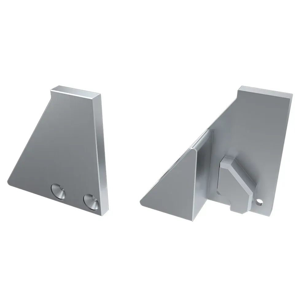 Заглушка для ALM-GLASS-6 с опорой правая глухая (ARL, Металл) Arlight 026731