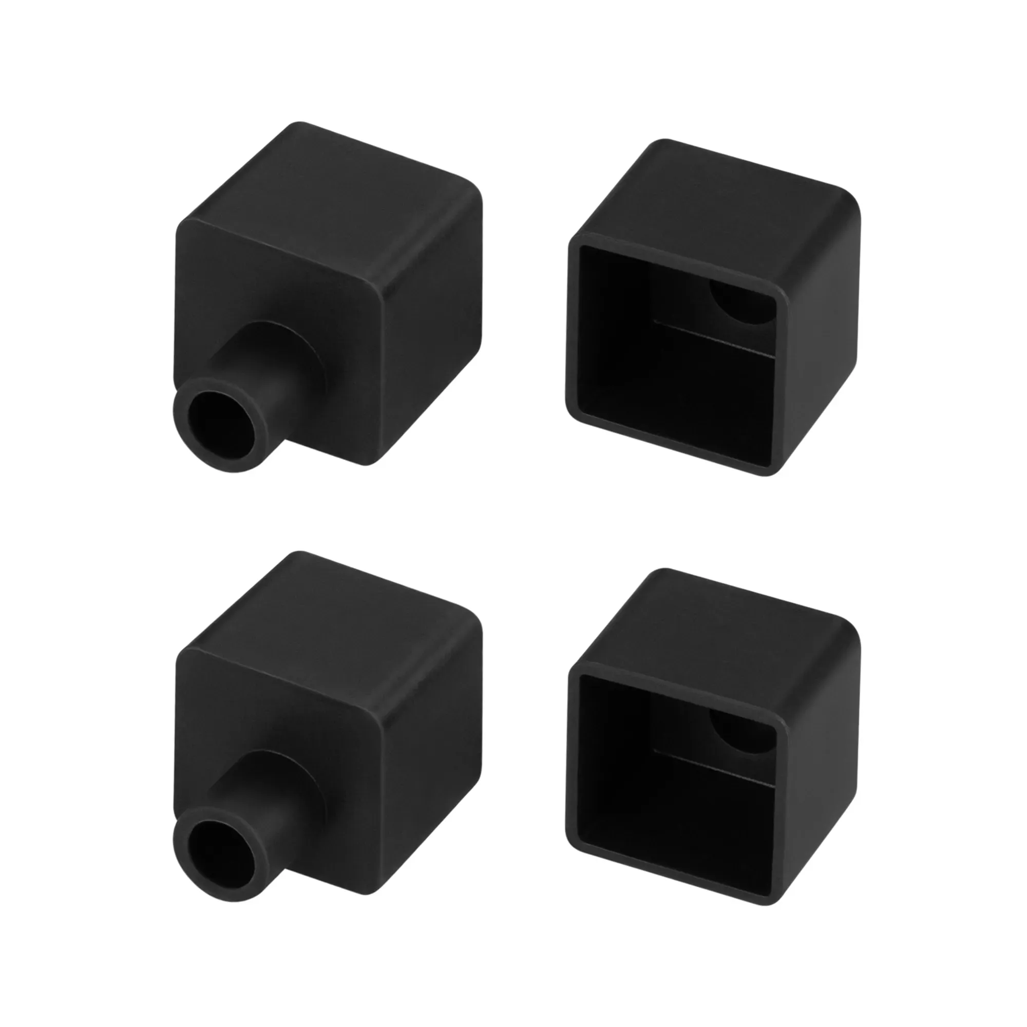 Заглушка WPH-FLEX-1616 BLACK с отверстием (Arlight, Пластик) Arlight 045873