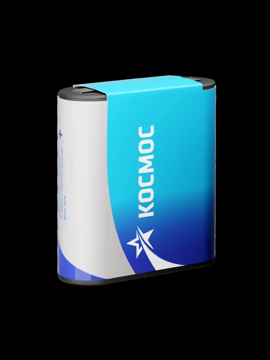 Элемент питания 3R12 4,5V Zinc carbon 1S в шринке КОСМОС KOC3R12