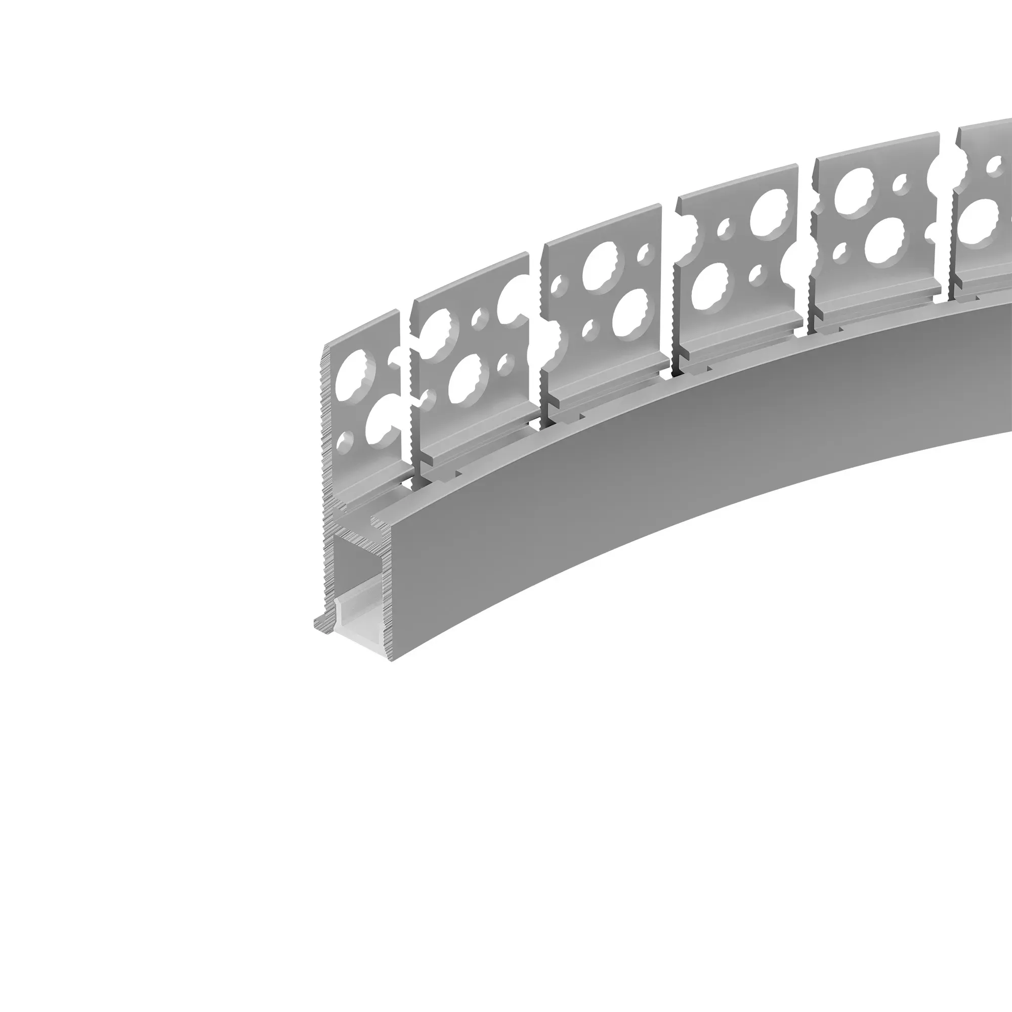 Профиль WALL-FANTOM-BENT-W10-SIDE-2000 ANOD (Arlight, Алюминий) Arlight 043694(1)