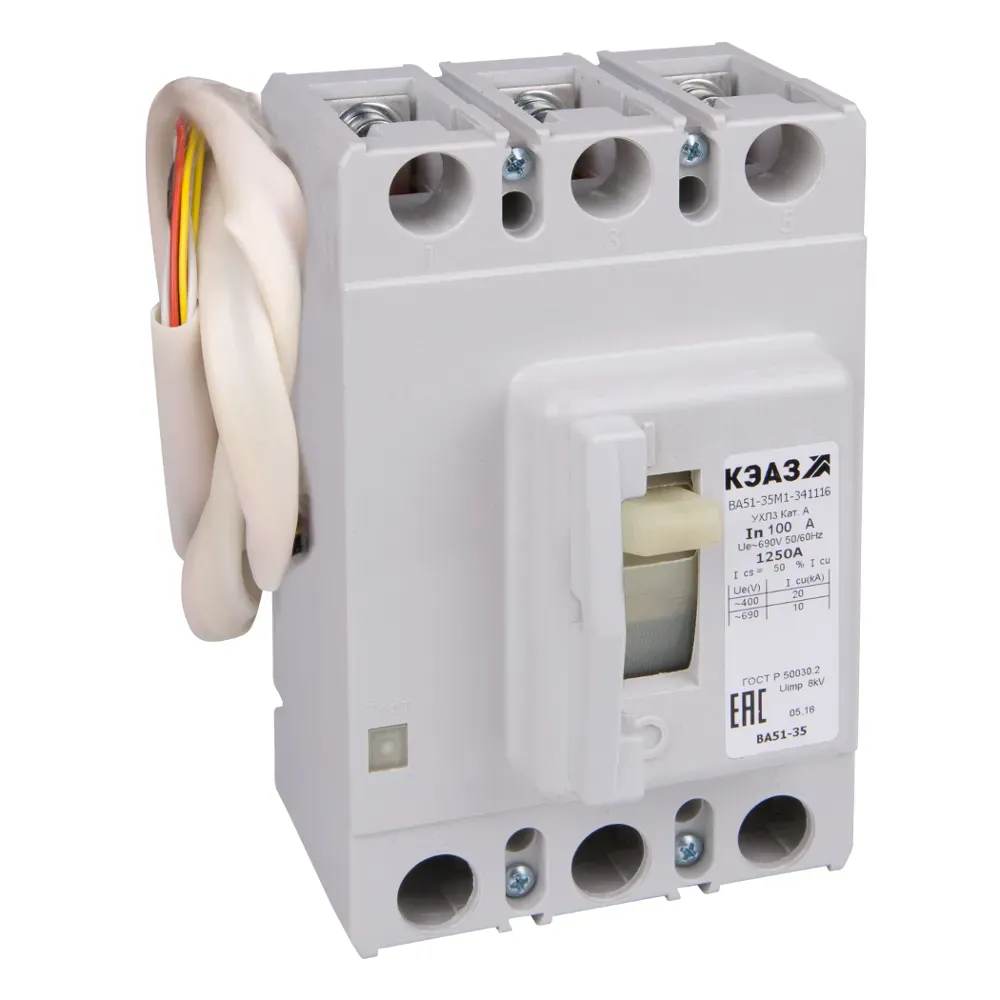 Ва51-35м1-341816-63а-750-690ac-нр110ac/dc-ухл3 КЭАЗ 248608