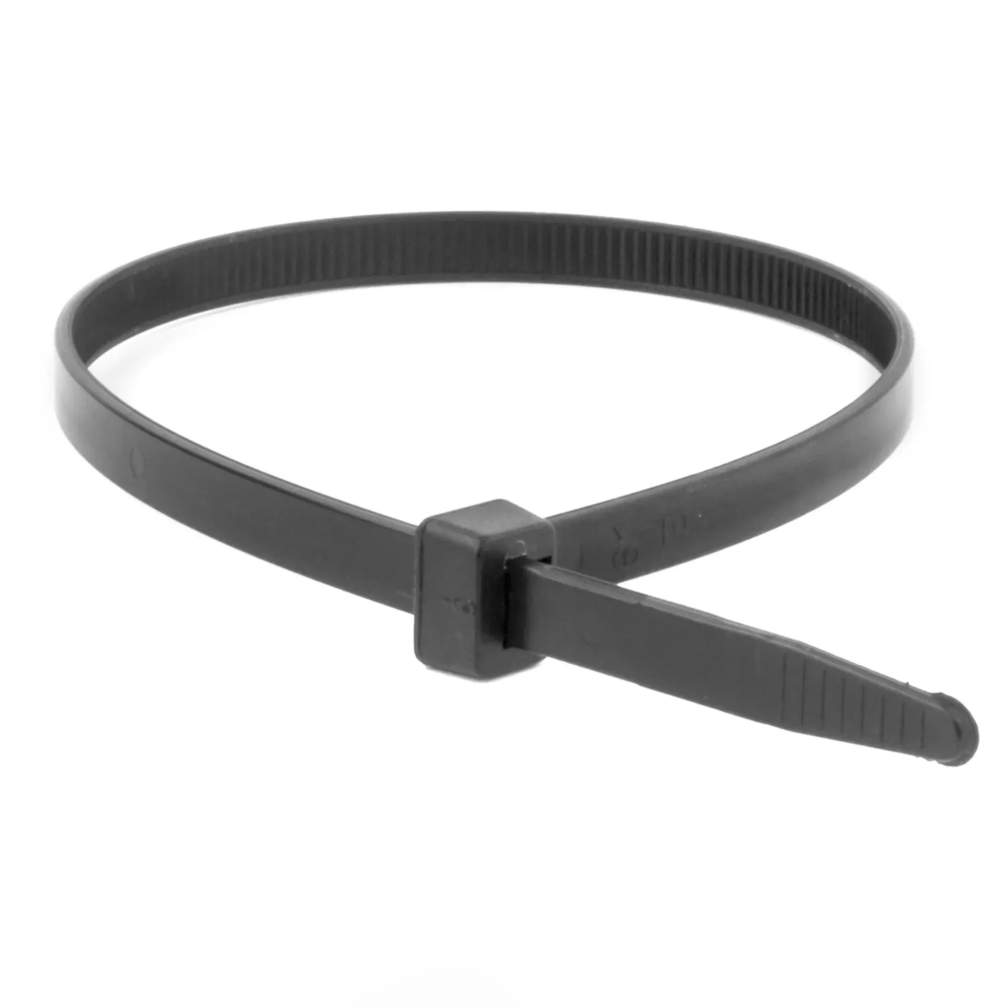 Хомут p6.6 устойчивый к высоким температурам, черный 7,6x370 ДКС 25327SRT