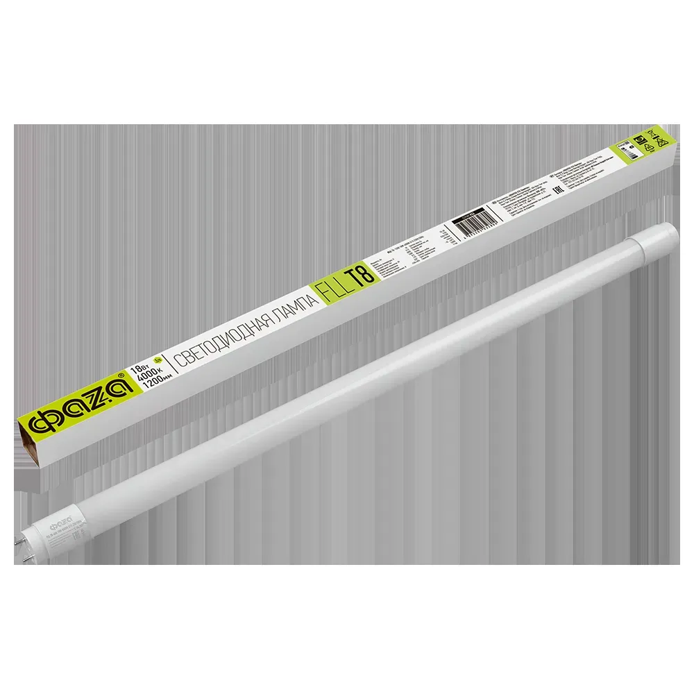 Лампа светодиодная LED 18вт G13 белый (4000K) установка возможна после демонтажа ПРА Jazzway 5032804