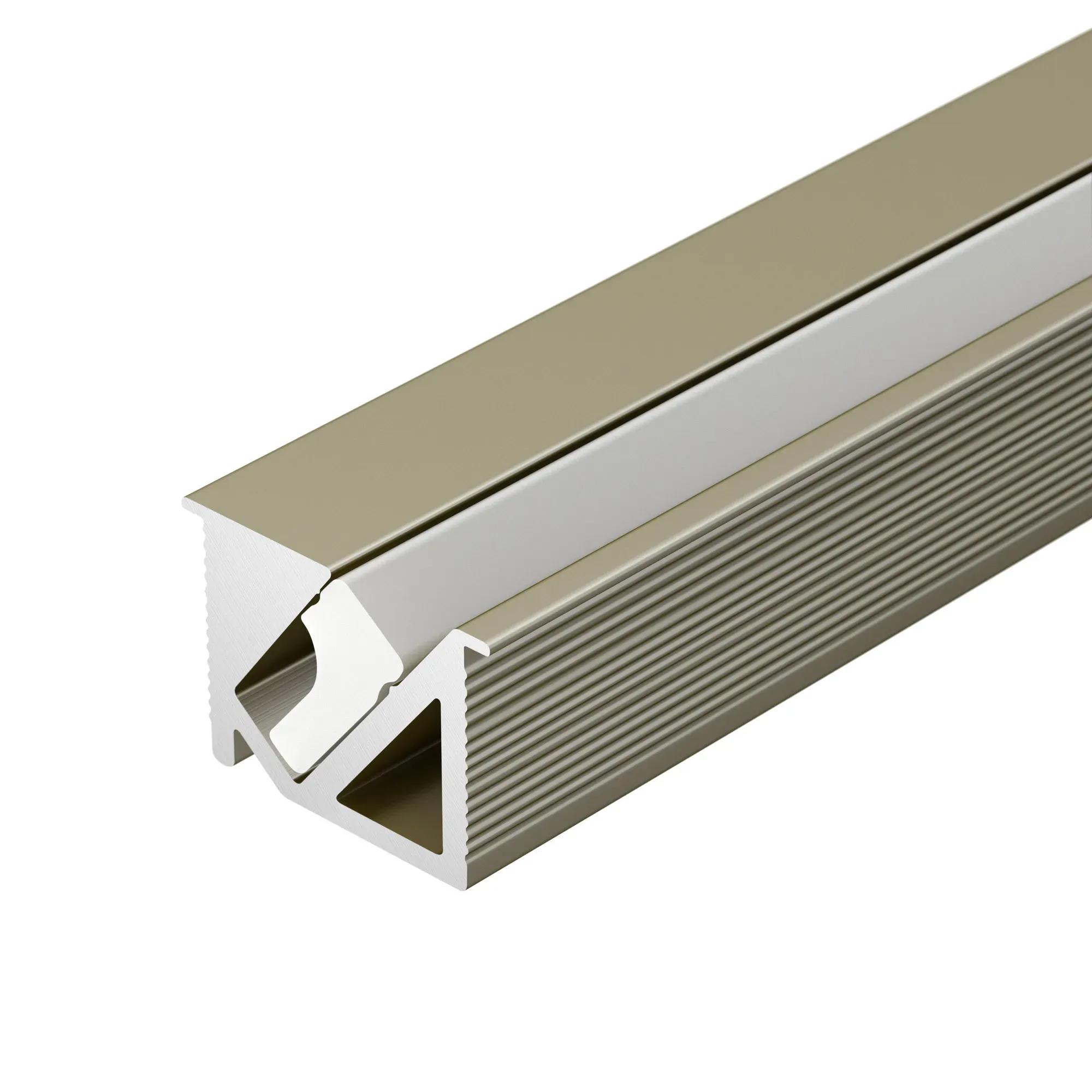 Профиль SL-BEVEL-H10-F14-2000 ANOD OLIVE GREY (Алюминий) Arlight 038200