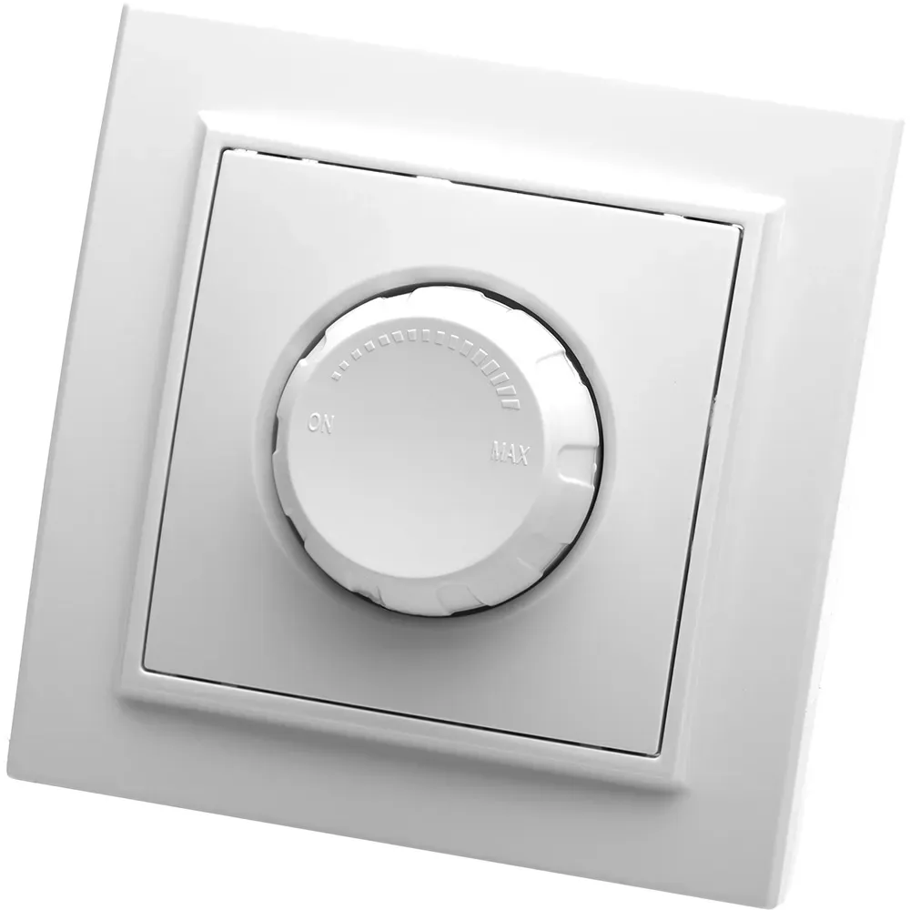 Выключатель диммирующий, 220V, 600W, серия Эрна, белый, FERON 39046