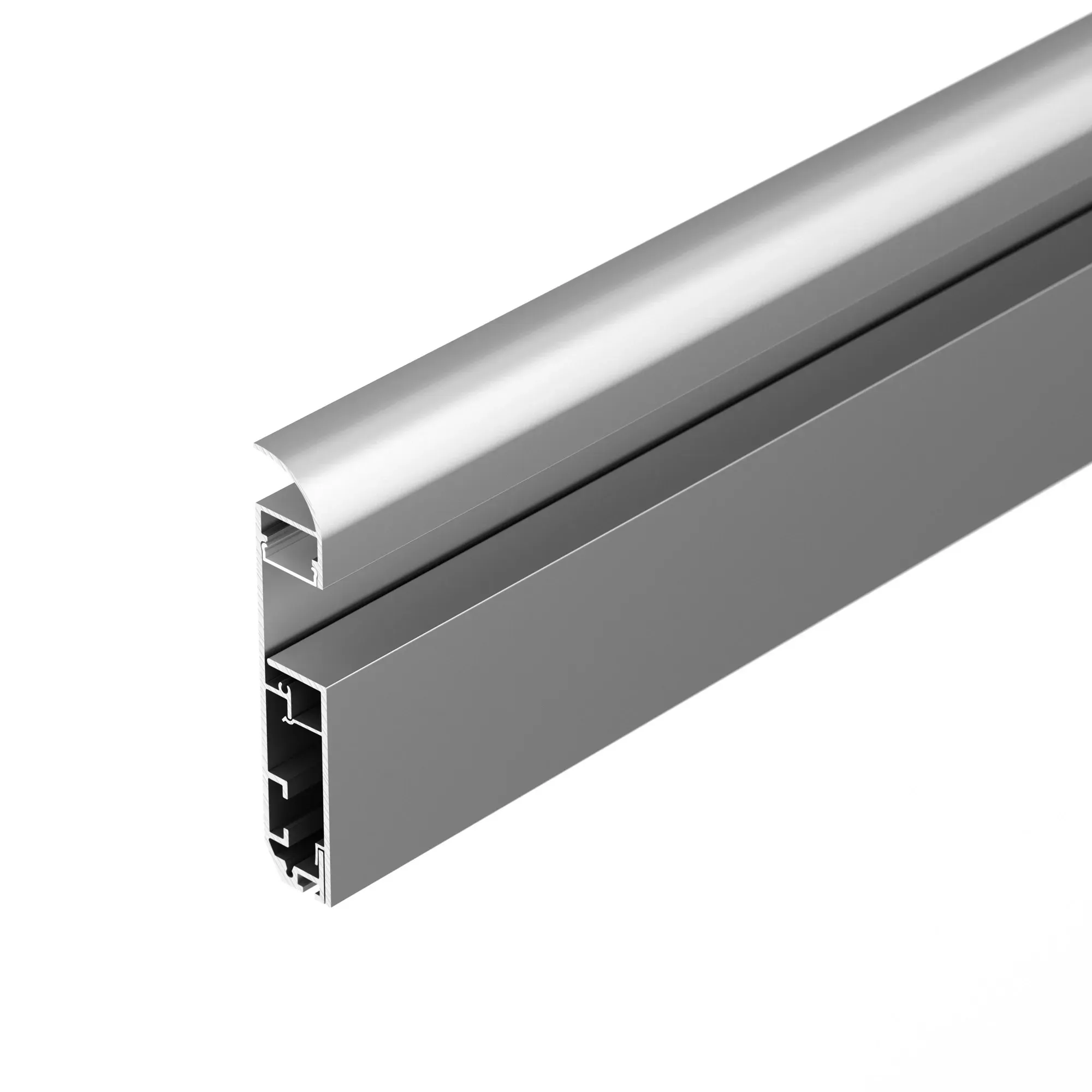 Профиль PLINTUS-H80-2000 ANOD (Arlight, Алюминий) Arlight 046390