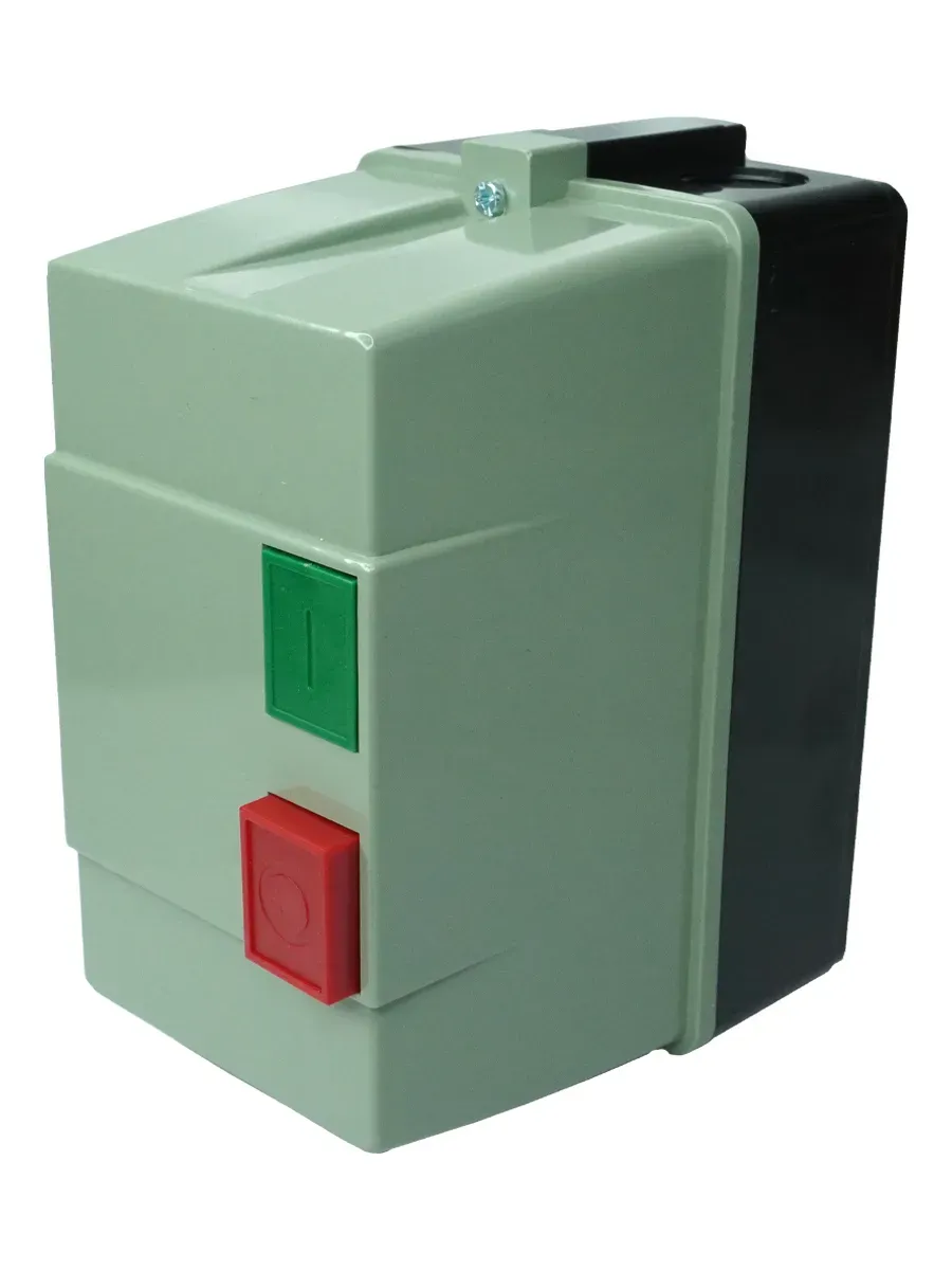 Пускатель электромагнитный ПМЛ-2220 УХЛ4 Б, 380В/50Гц, 1з, 25А, нереверсивный, с реле РТЛ-1022-2 17-25А, в корпусе из пластика IP54, с кнопками ПУСК + СТОП Электротехник ET511478