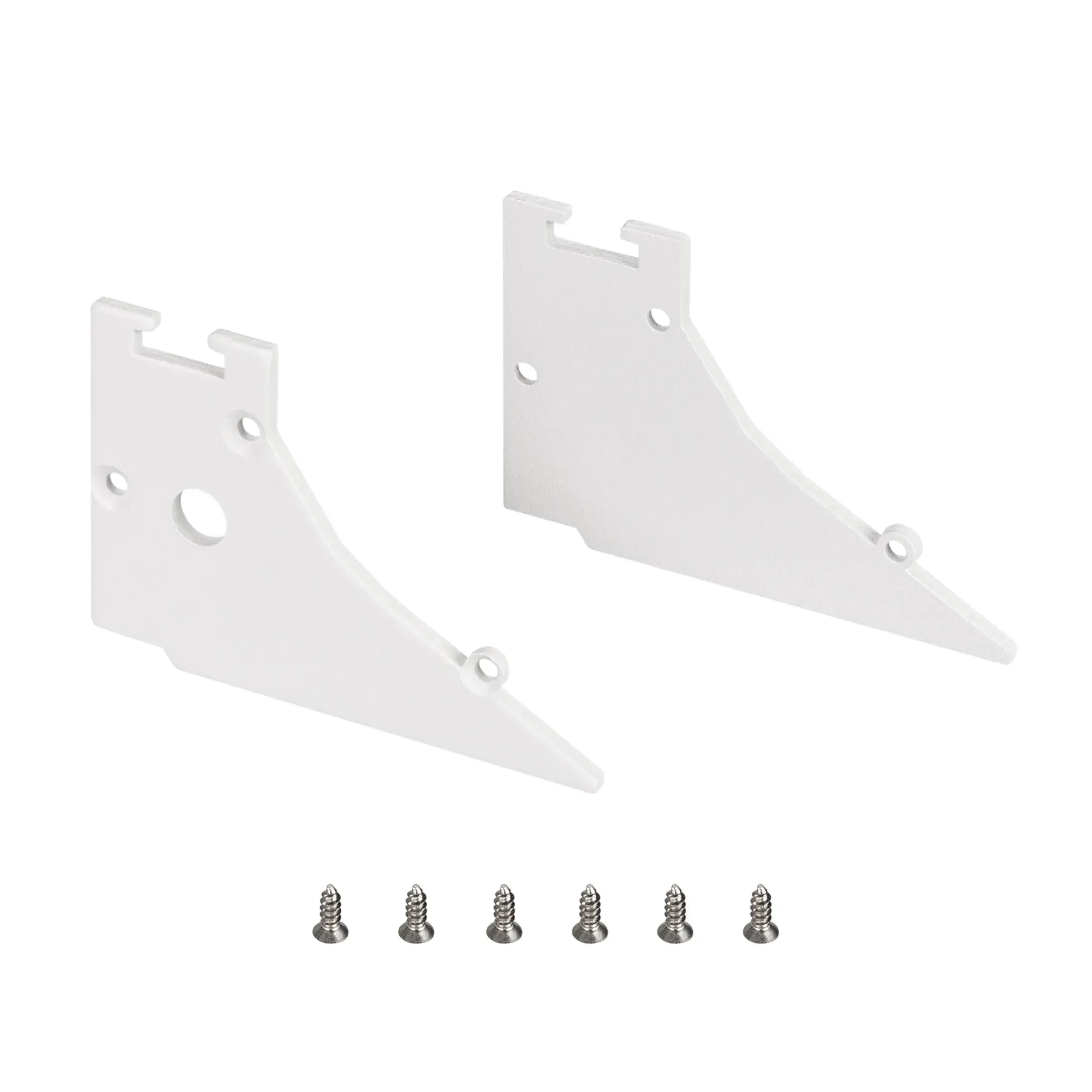 Заглушка FANTOM-W45-BEVEL WHITE (металл) Arlight 039954