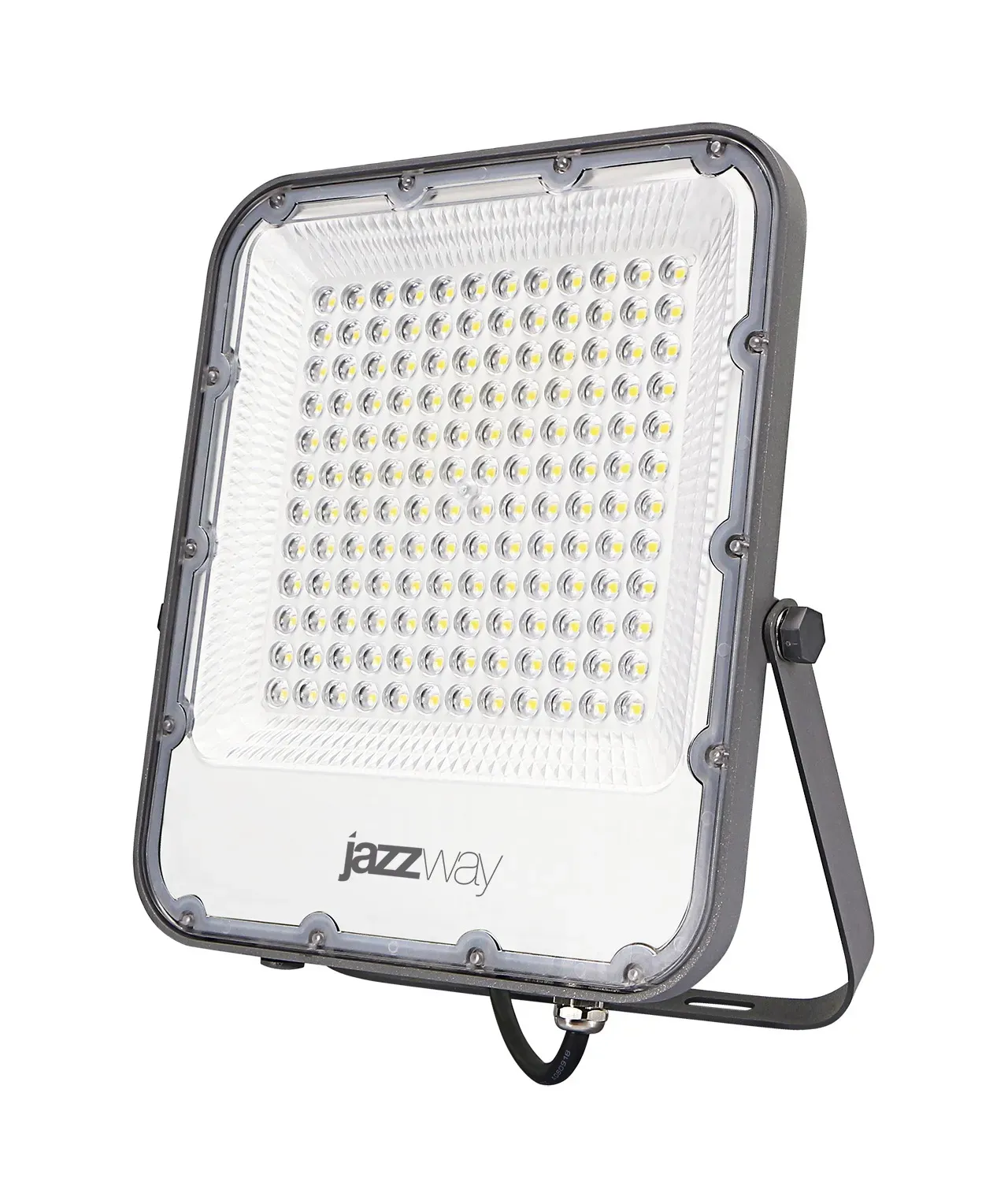 Прожектор светодиодный до-100 вт 11000 лм 6500к ip65 200-240 в led угол светораспределения 80° -40... +50°с литой алюминий с антикоррозийным покрытиемлинзовый модуль jazzway JAZZWAY 5036437