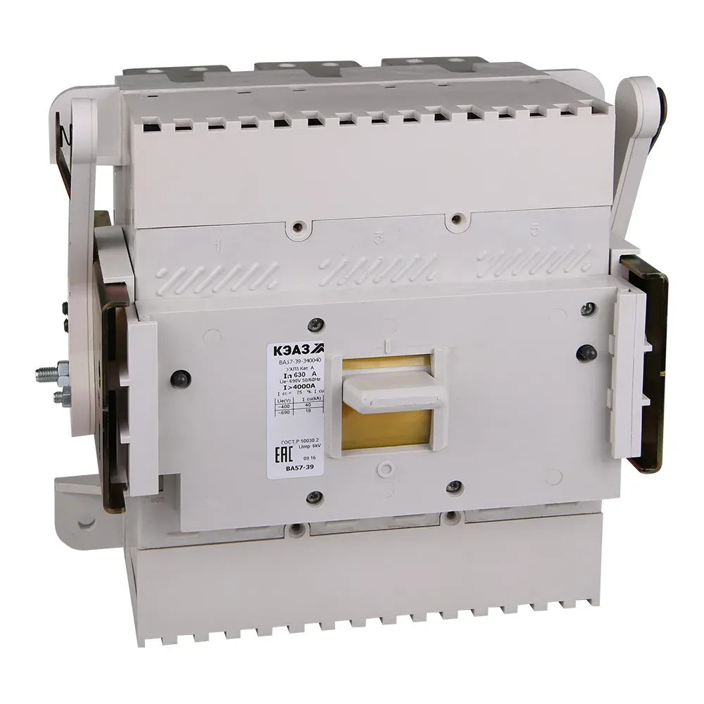 Выключатель автоматический ва57-39-844740-630а-4000-220dc-нр230ac/220dc-ухл3- КЭАЗ 256440