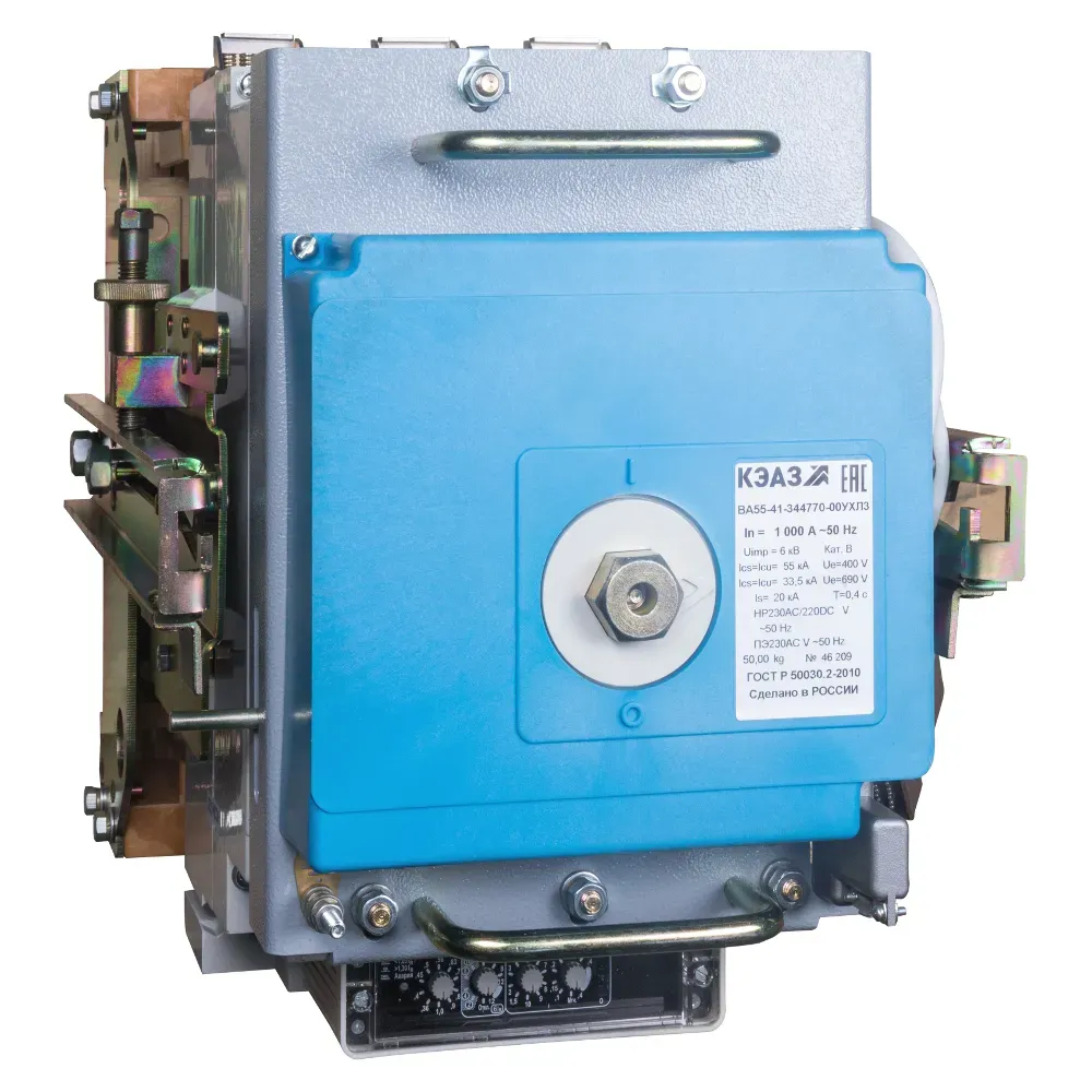 Выключатель автоматический ва55-41-344670-1000а-690ac-пэ230ac-ухл3- КЭАЗ 257143