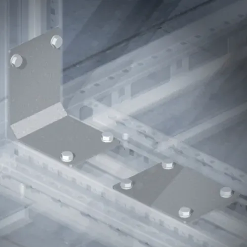 Прямой соединитель, для тяжёлых шкафов CQE, 1 упаковка - 4шт. (замена на R5RKRE65) DKC R5KRE65