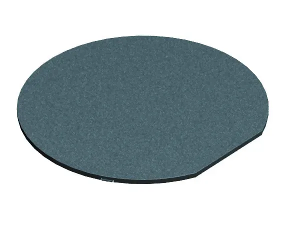 Connect Накладка на люк в пол на 3 S-модуля (6 модулей К45) SF300C-1, KF300C-1, круглая, серый Simon S315C-1