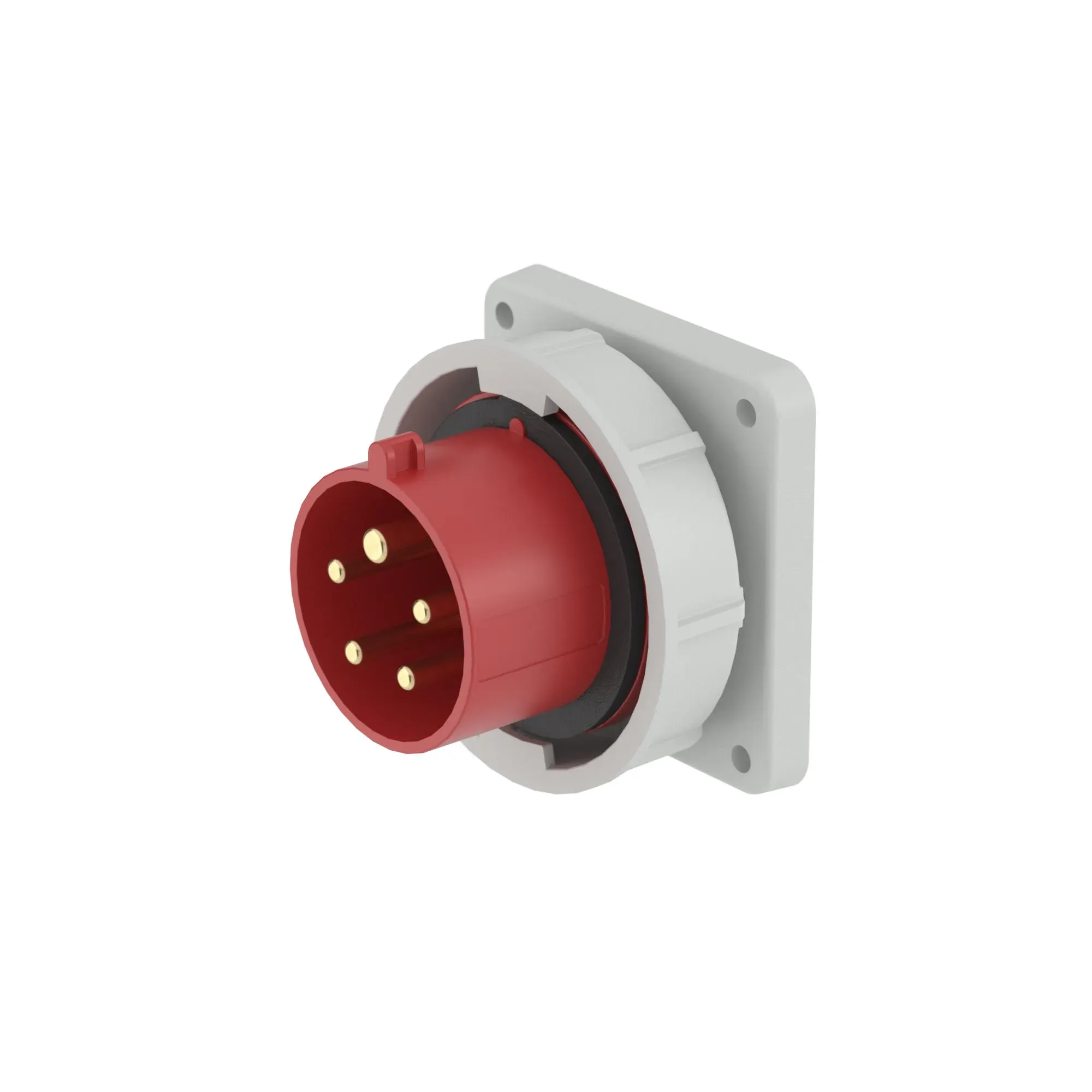 Вилка панельная прямая ip67 32а 3p+e+n 400в ДКС DIS2483297