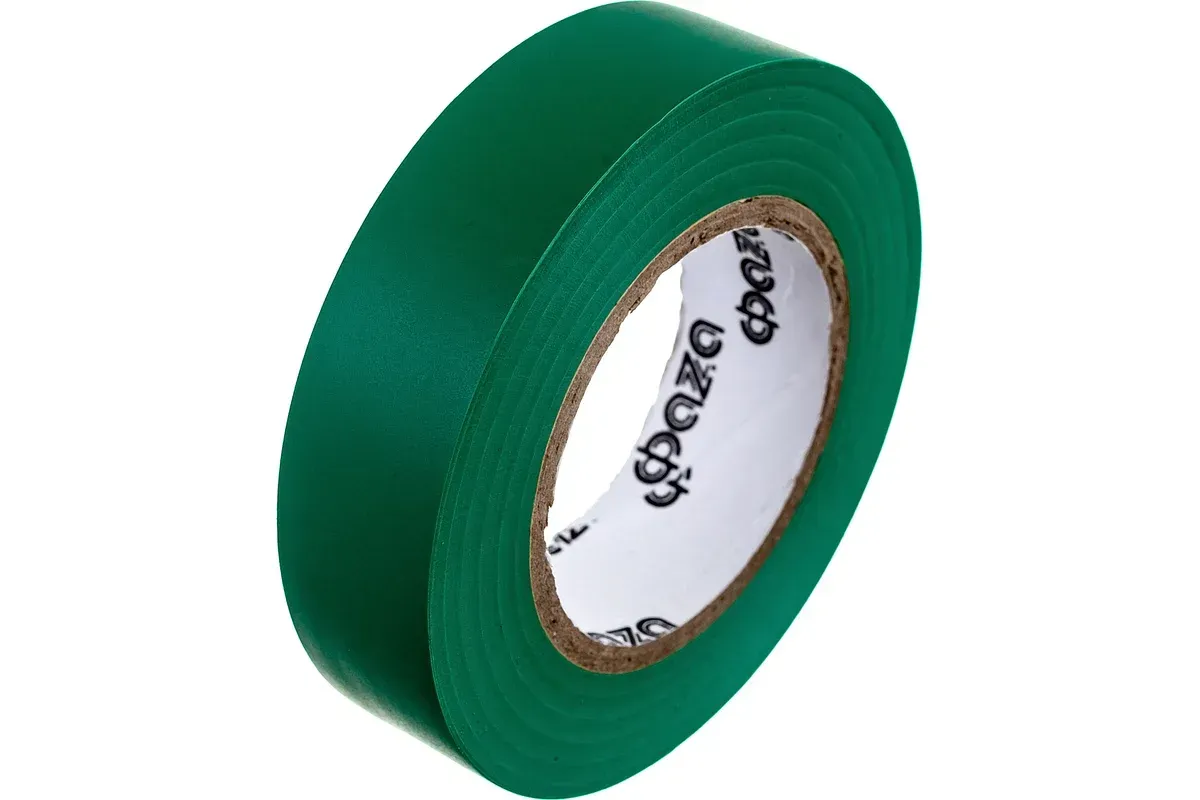 Изолента TP-1920 19мм/20м 0.18мм (зел.) Jazzway 5013575