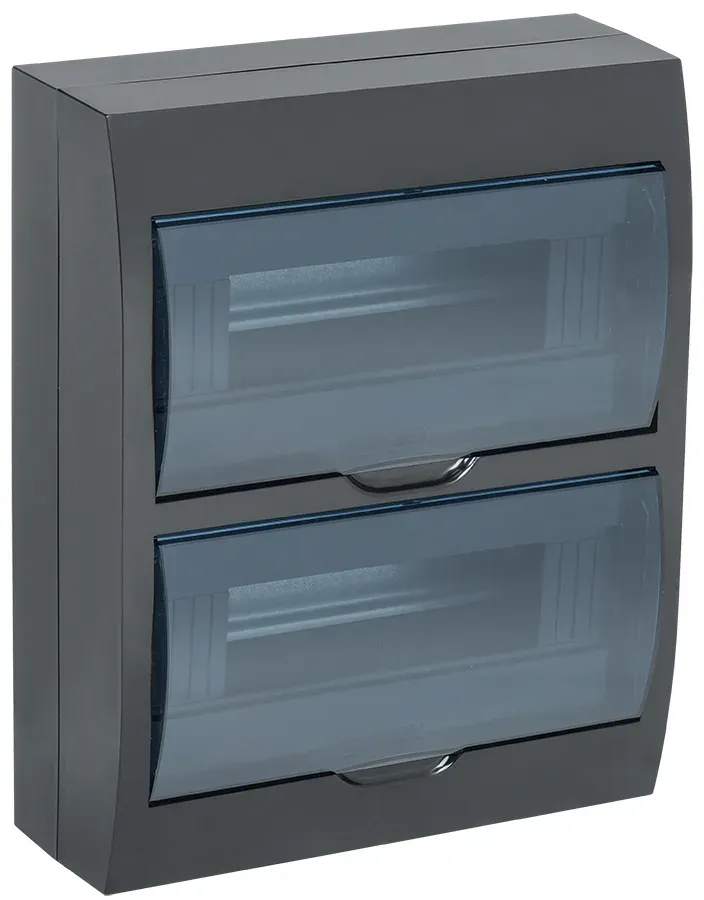 Корпус модульный пл. нав. щрн-п-24 черный ip41 IEK MKP12-N-24-41-K02