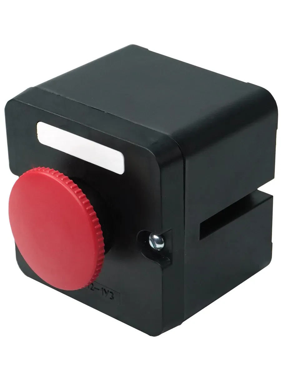 Пост управления ПКЕ 212-1 У3, 10А, 660В, 1 элемент, красный гриб, накладной, IP40 Электротехник ET519064