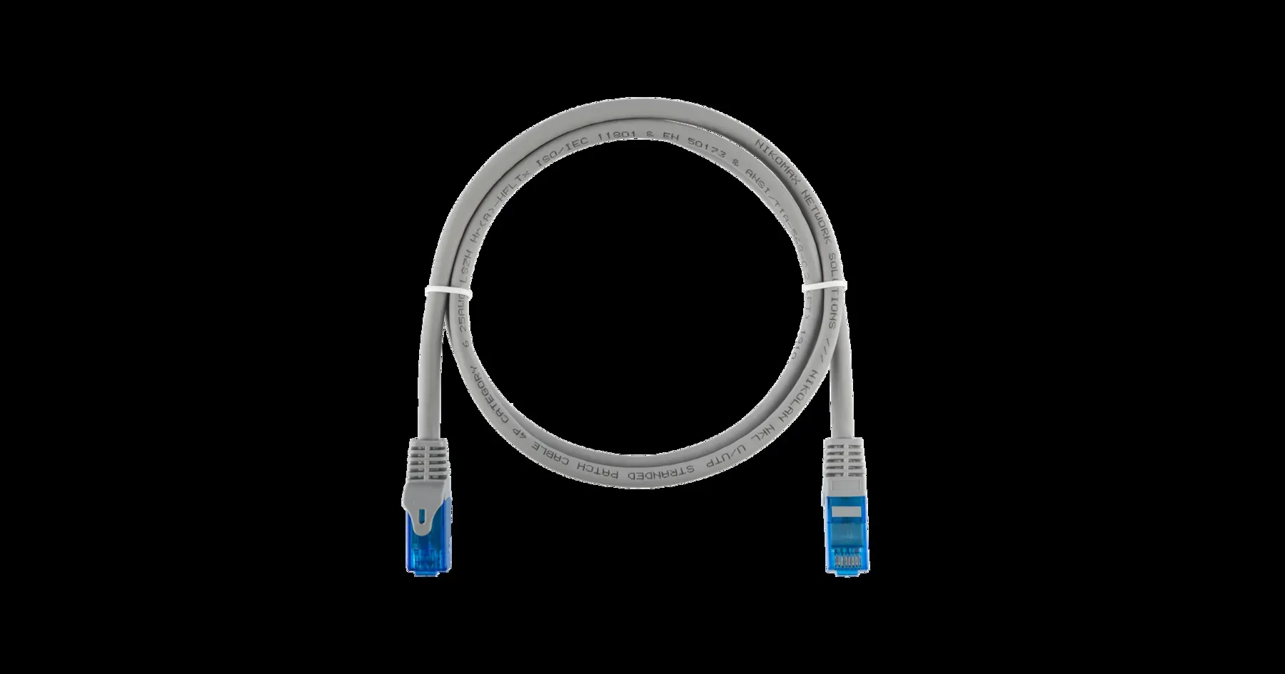 Патч-корд U/UTP 4 пары, Кат.6, 2хRJ45/8P8C, T568B, 7х0,175мм, LSZH, серый, 5м