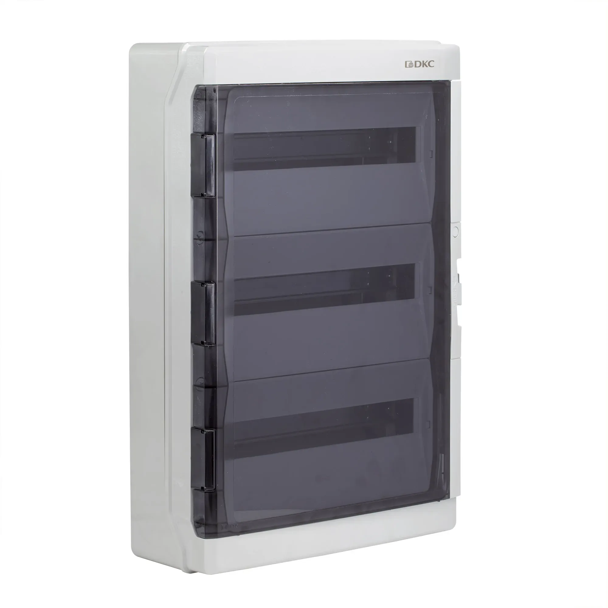 Щиток настенный с дверцей 54 мод.,ip65, серый, с клеммным блоком 63а ДКС RB54W6TGD
