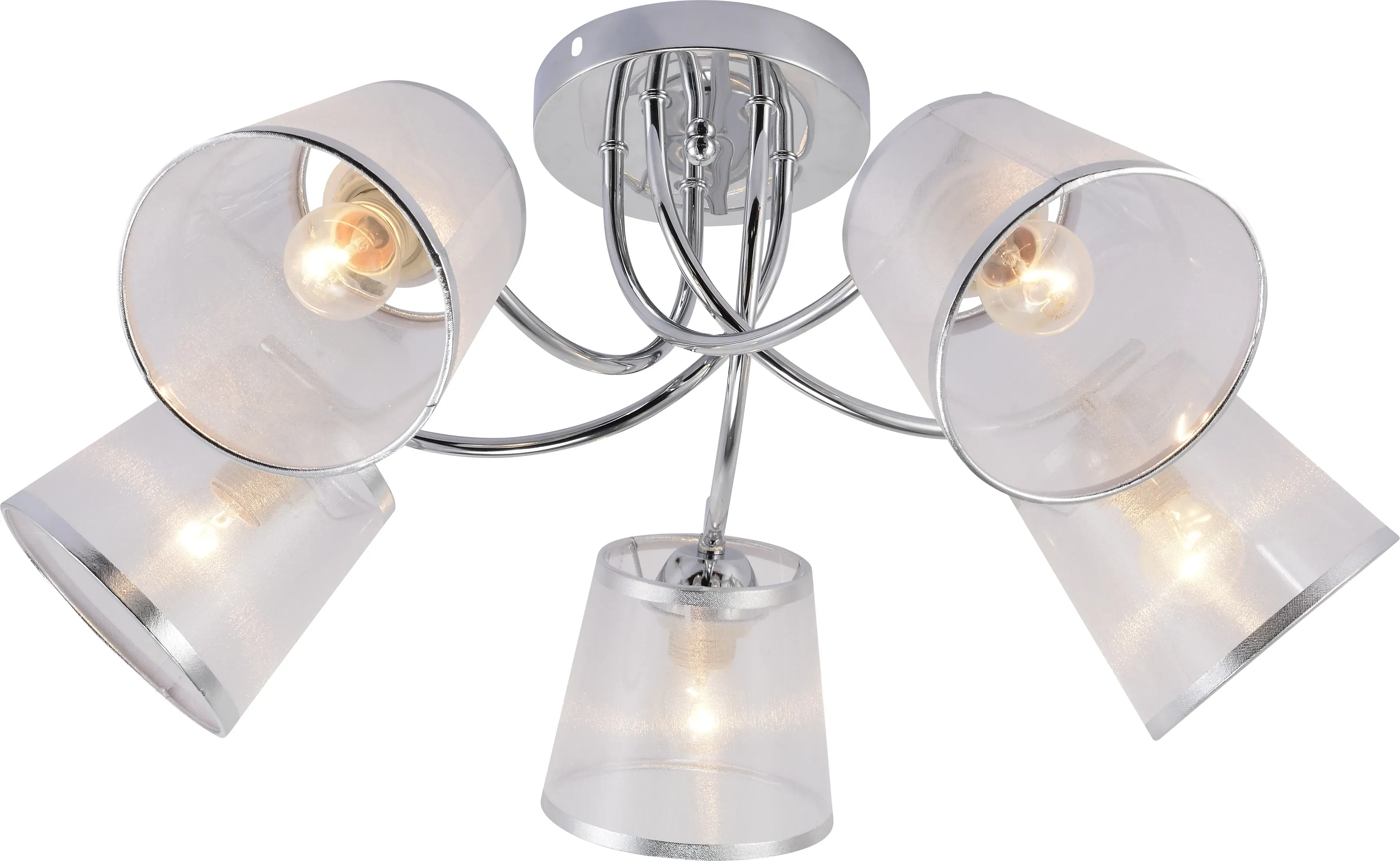 Люстра Shirley 9167-305 5 х Е27 60 Вт модерн Rivoli (Б0059982) Rivoli Б0059982
