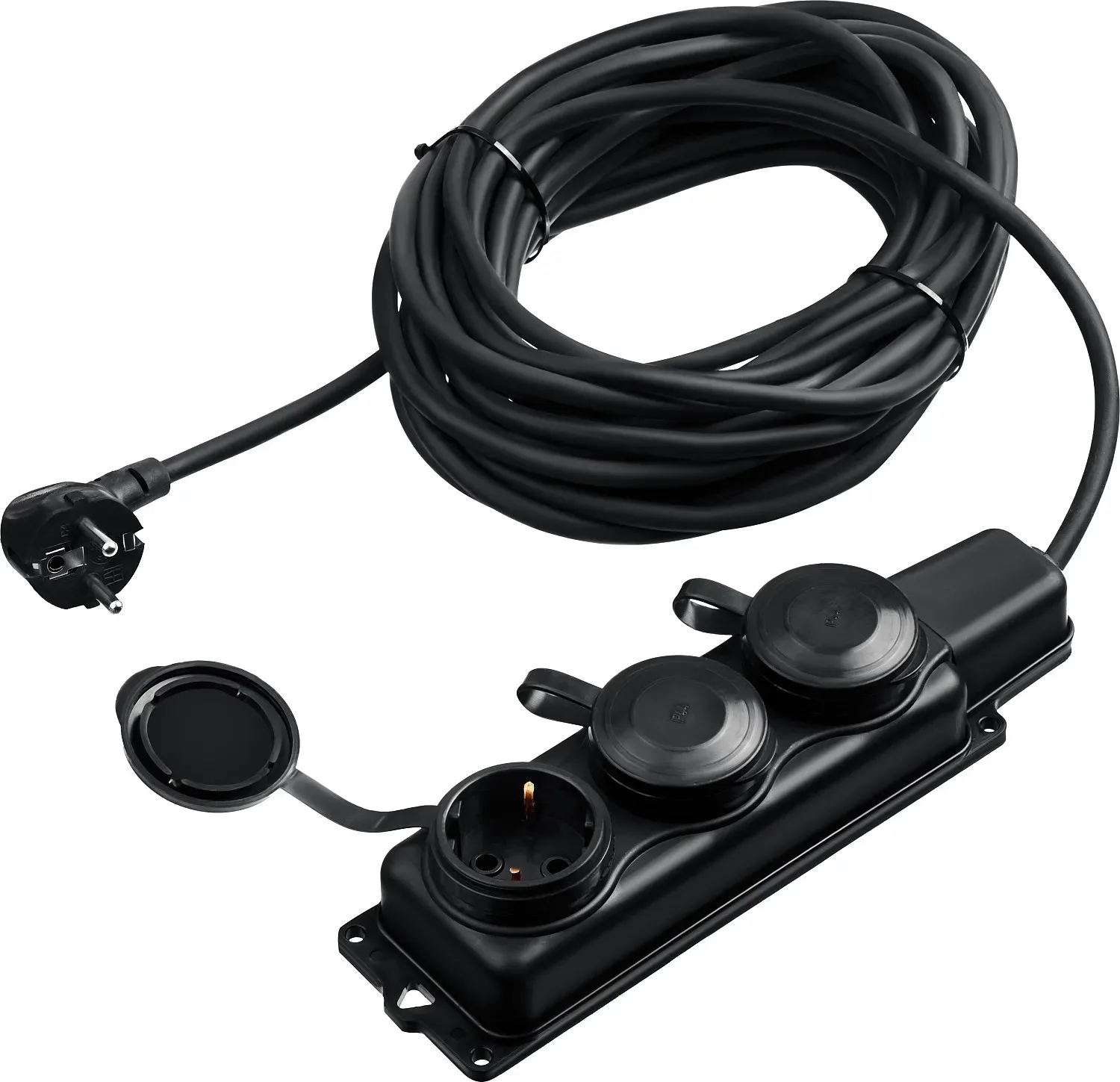 Силовой удлинитель  КГ 325-Ш3 15 м, 4000 Вт, 3    гнезда ЗУБР ЗУБР 55024-15