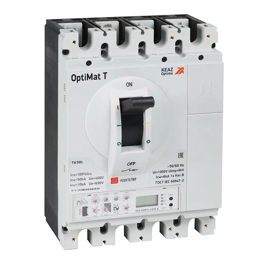 Выключатель автоматический optimat t400l eta 400a 4p КЭАЗ 355889