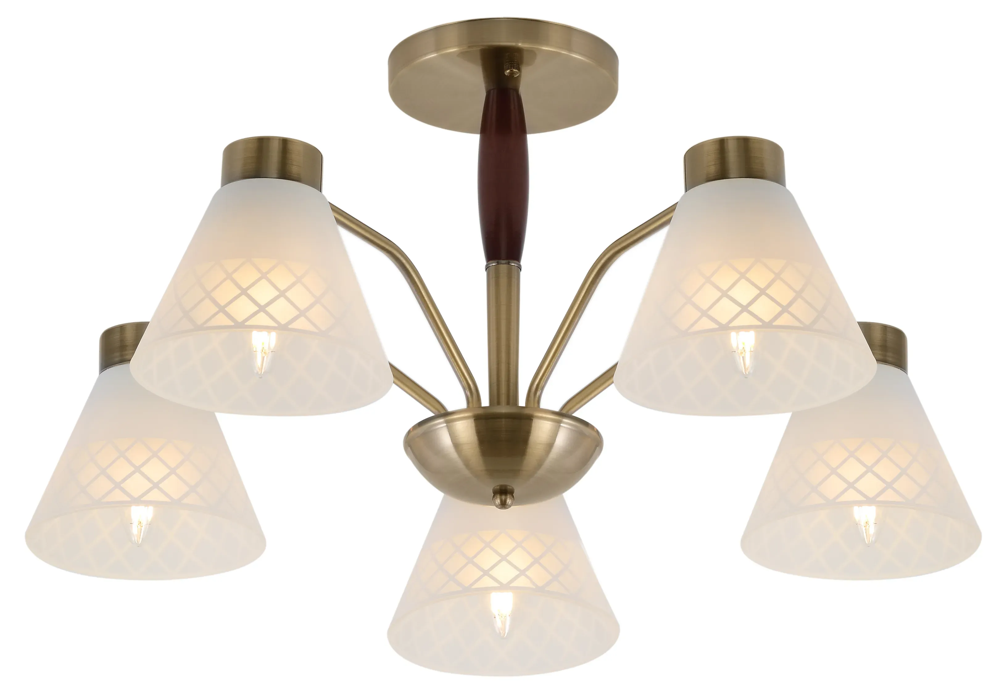 Люстра Meta 2058-305 5 х Е27 40 Вт классика Rivoli Б0050310