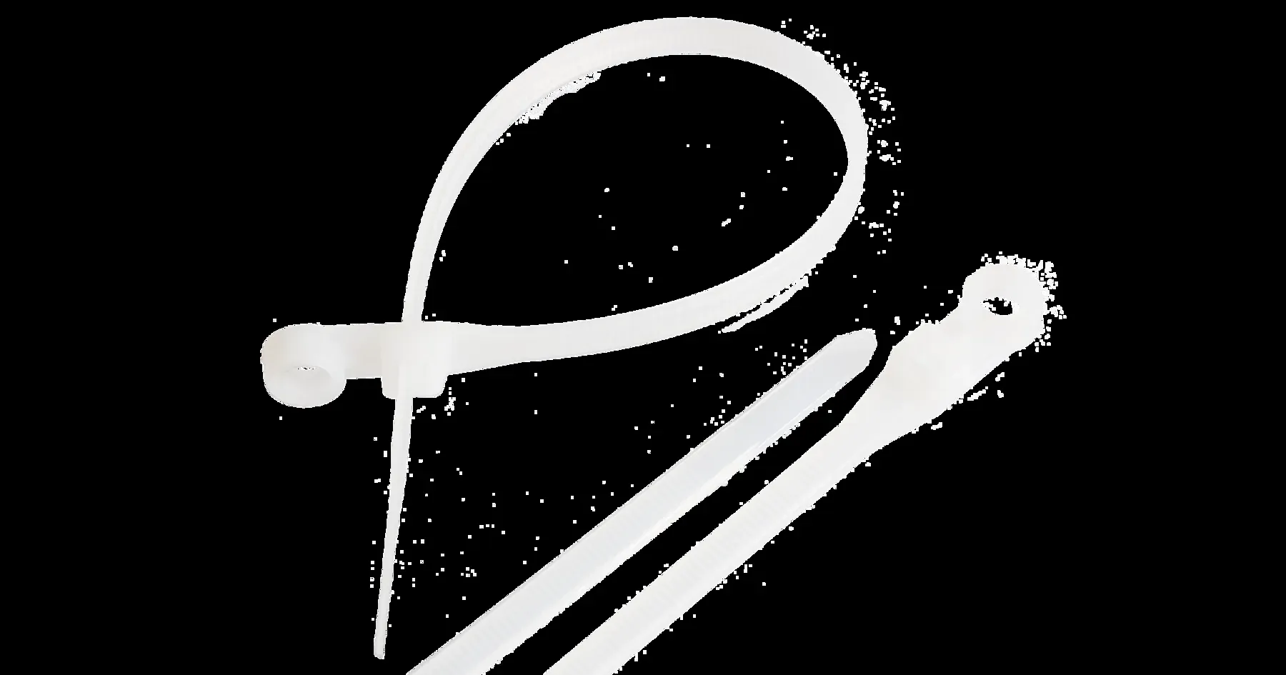 Стяжка нейлоновая неоткрывающаяся, 220х4,3мм, с проушиной 5,5мм, белая, 100шт NIKOMAX NMC-CTN220-43-MT-WT-100